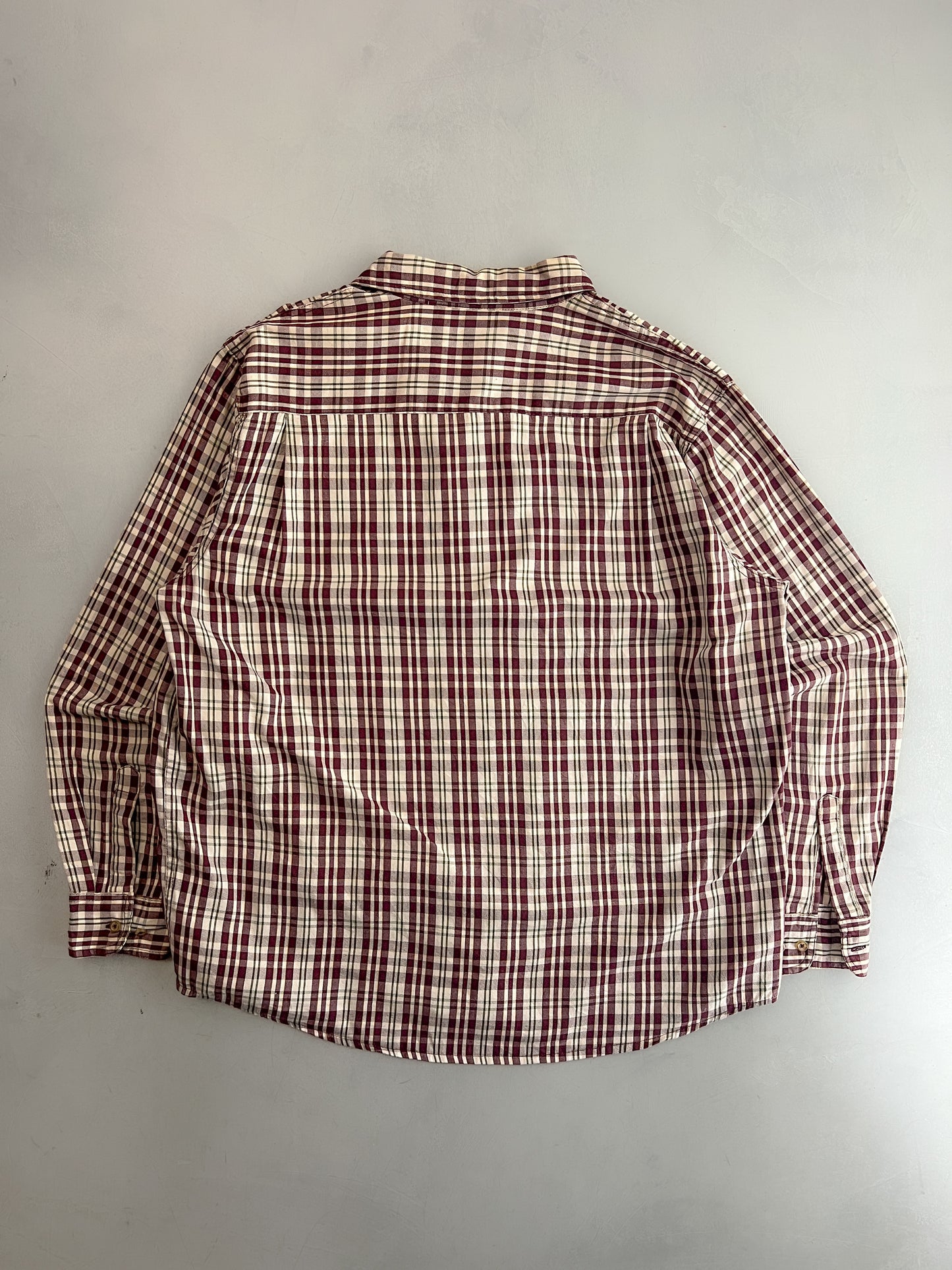 Lee Plaid Cotton Shirt [XL]
