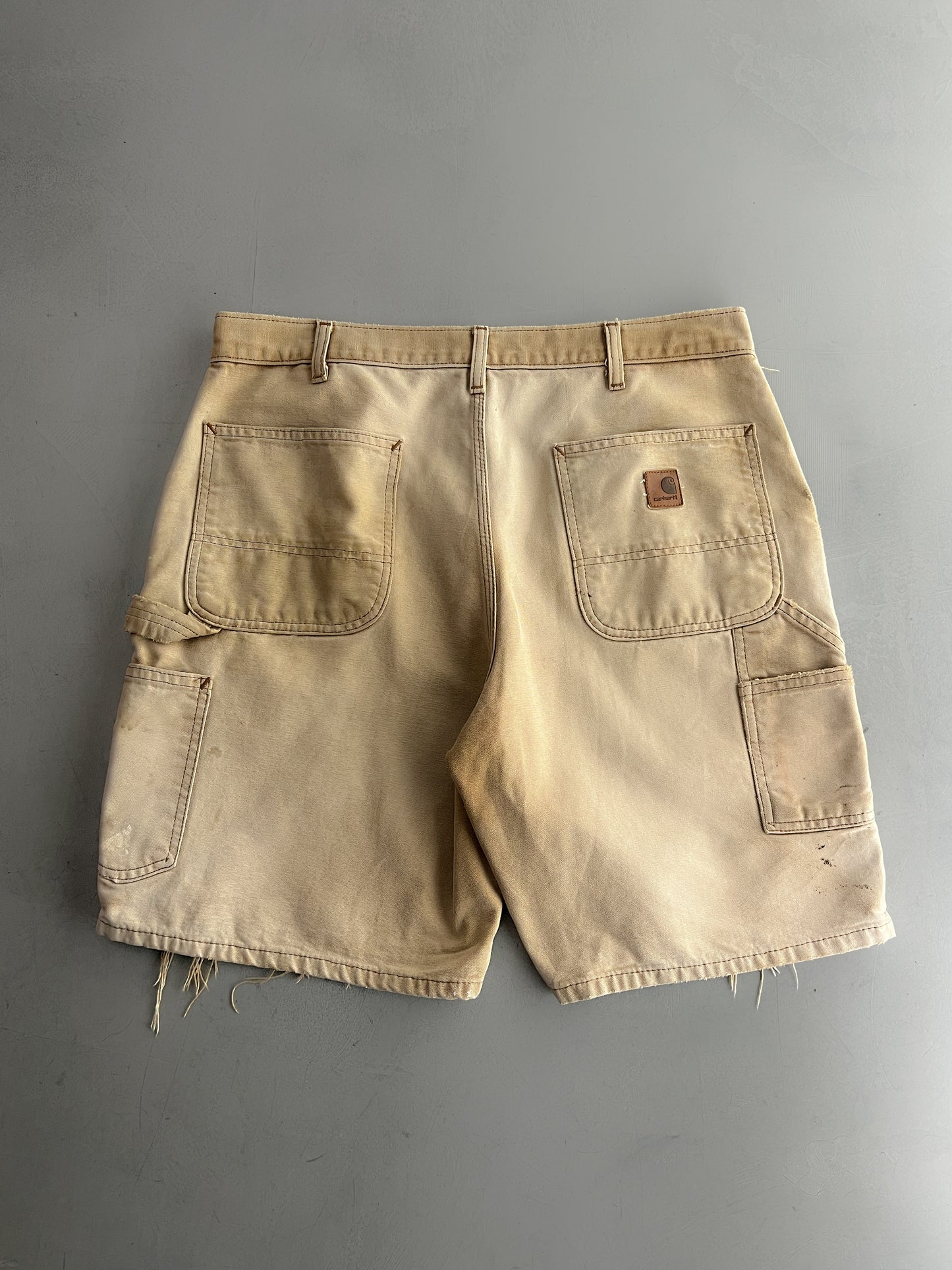 Thrashed Carhartt Carpenter Shorts [34"]