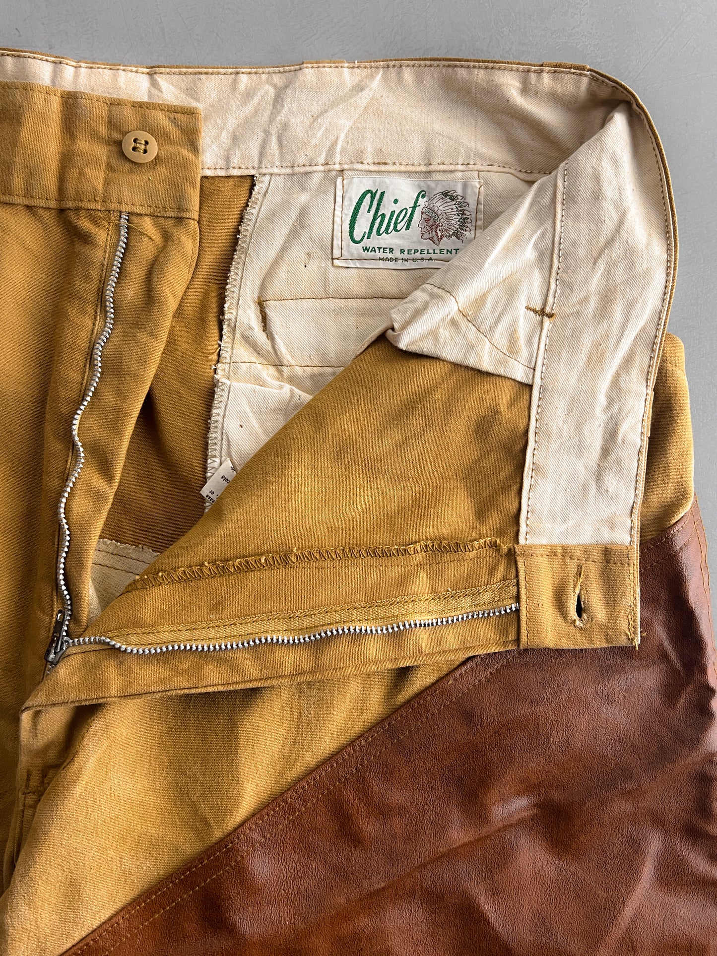 Chief Double Knee Canvas Shorts [34"]
