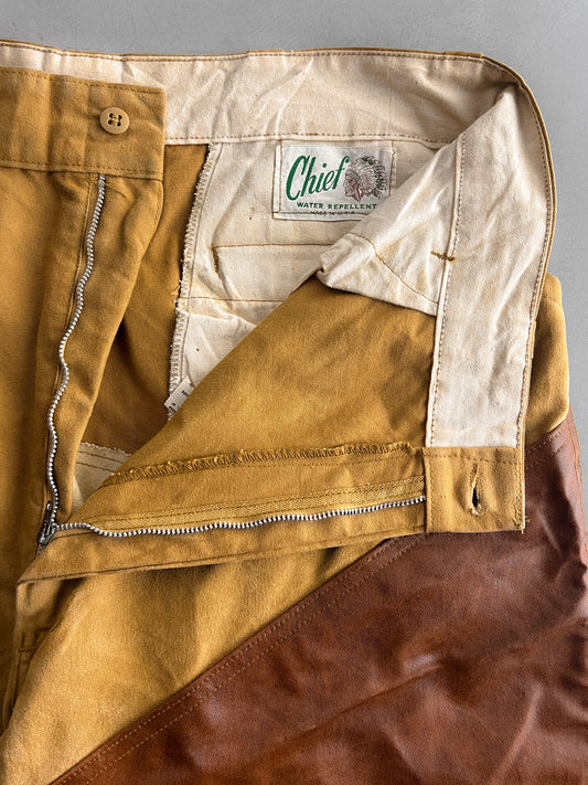 Chief Double Knee Canvas Shorts [34"]