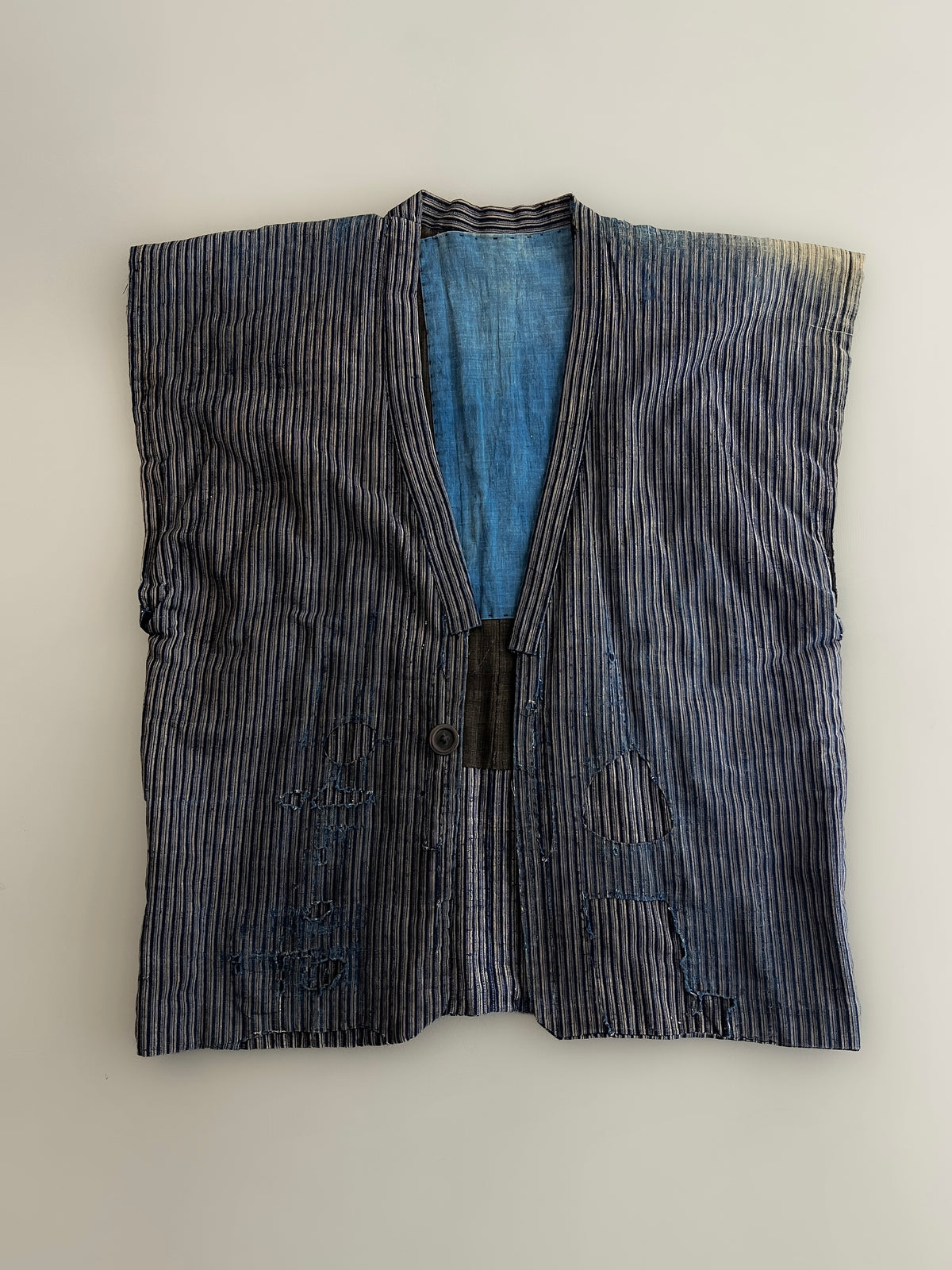 Early 20th c. Japanese Boro Work Vest  [L]