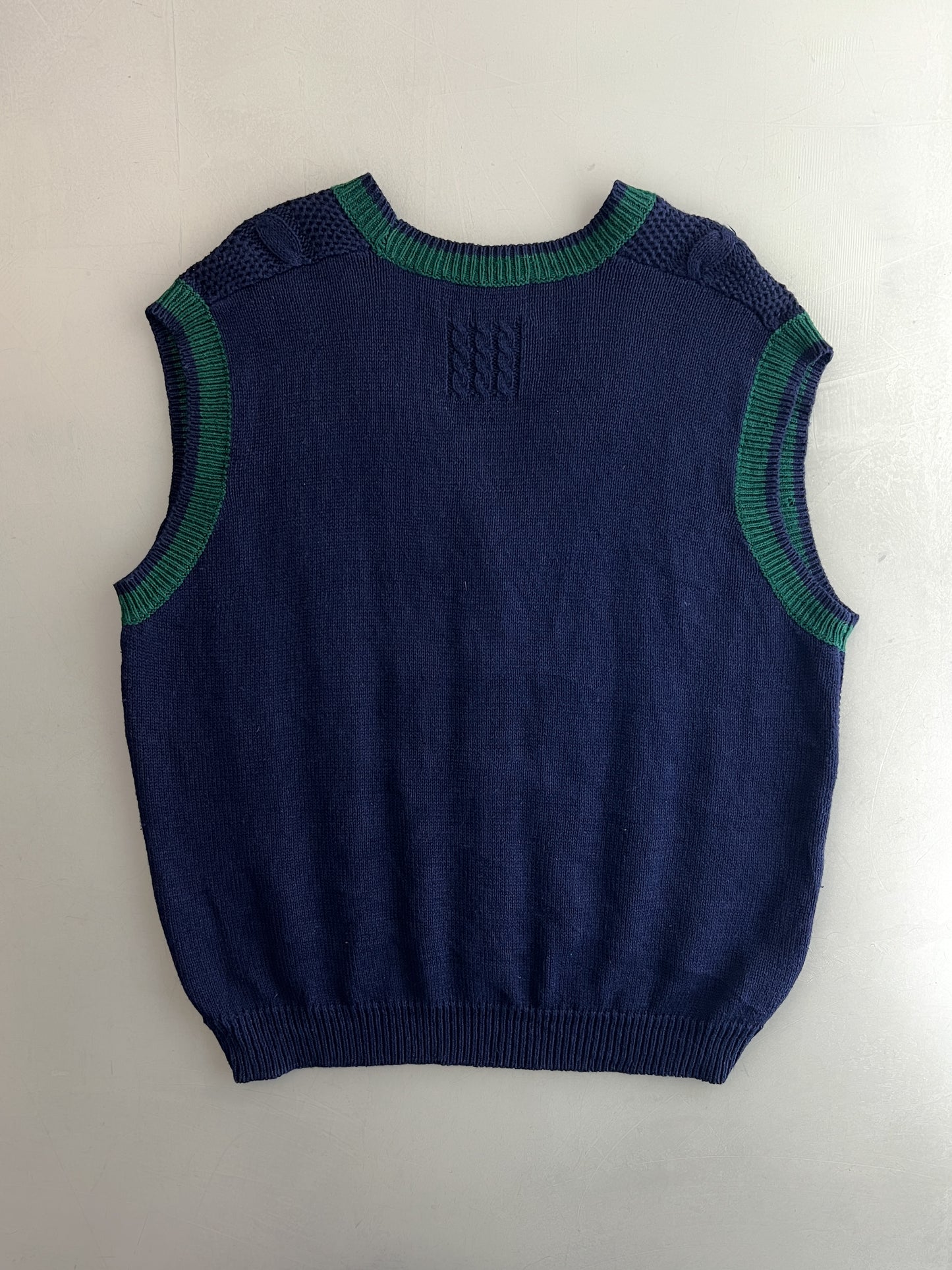 1980's Jantzen Knit Vest [M]
