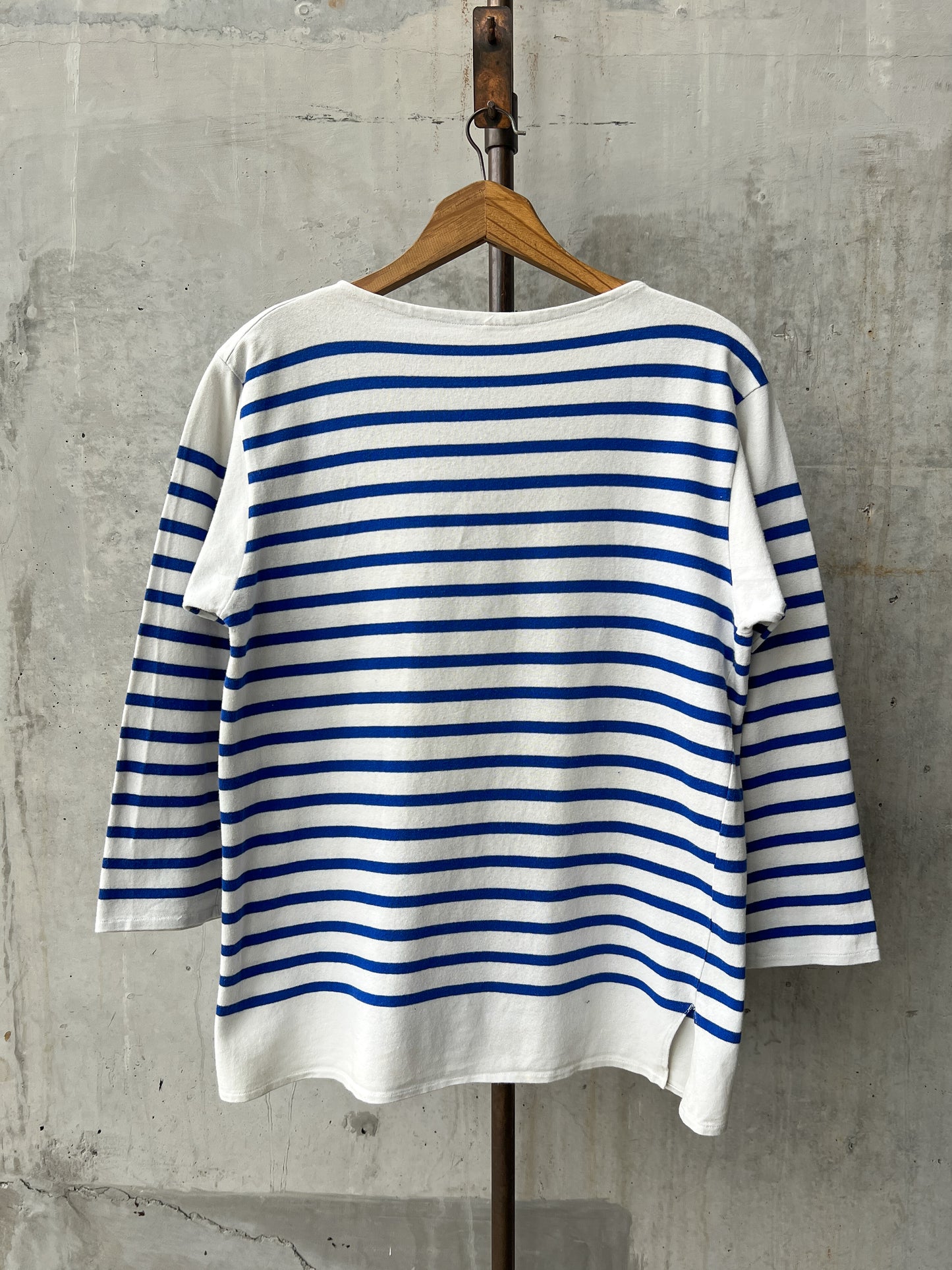 1970's French Marine Nationale Breton Striped Shirt [L]