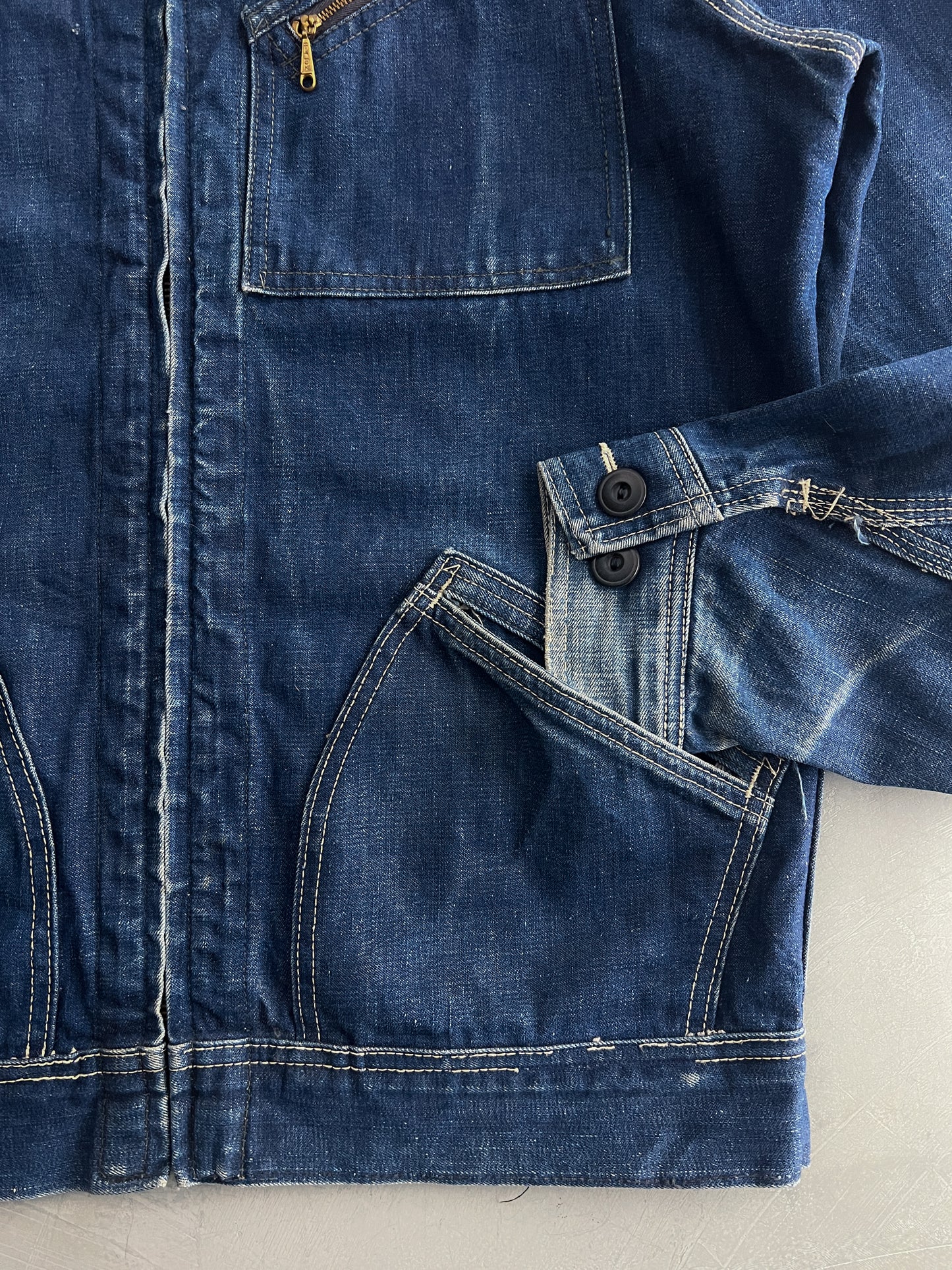 50's-60's Lee 91-B Jelt Denim Jacket [M/L]