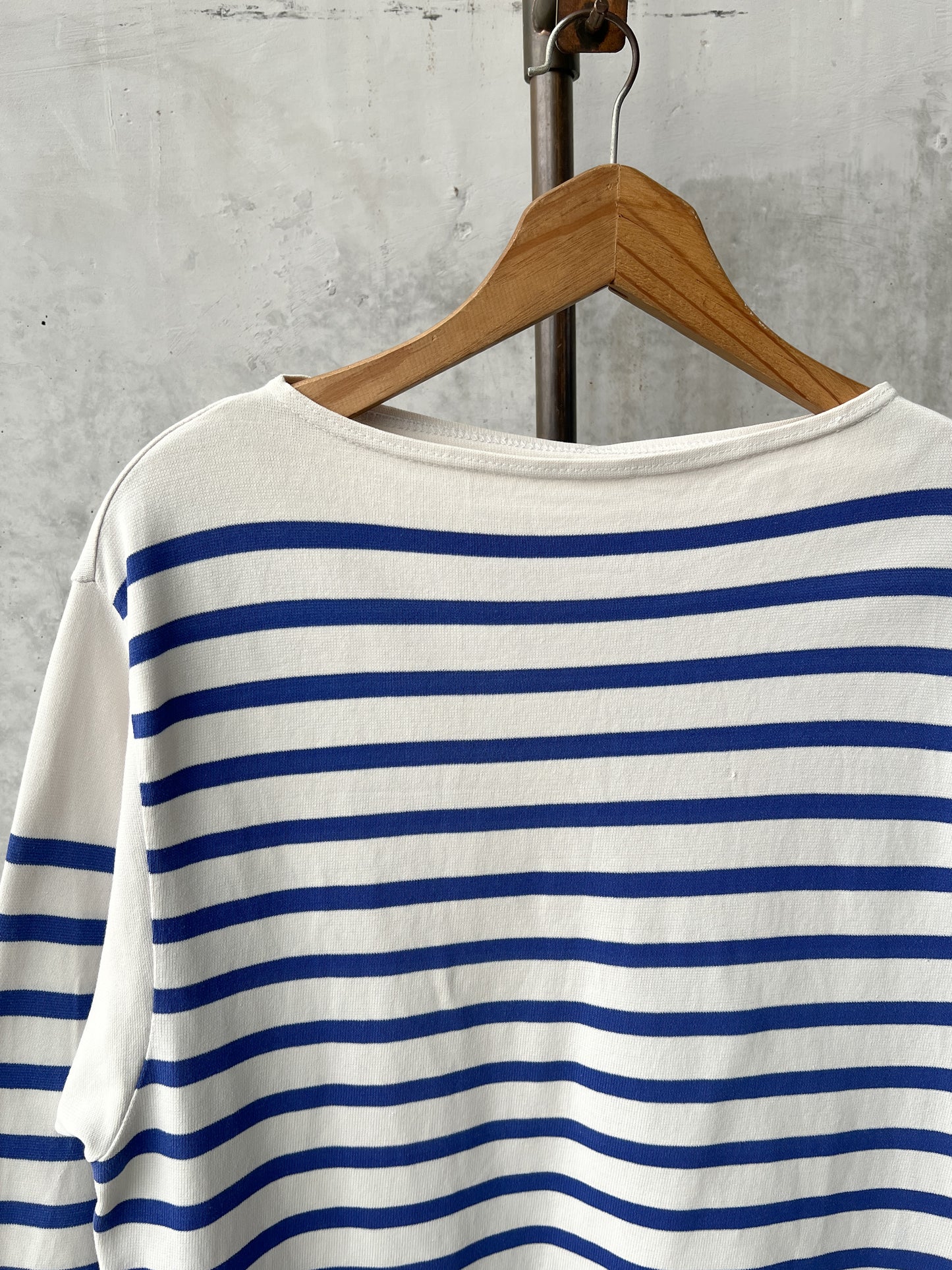 1980's French Marine Nationale Breton Striped Shirt [XL]