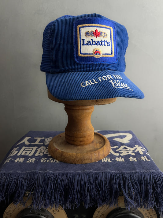 Labatts Beer Corduroy Trucker Cap