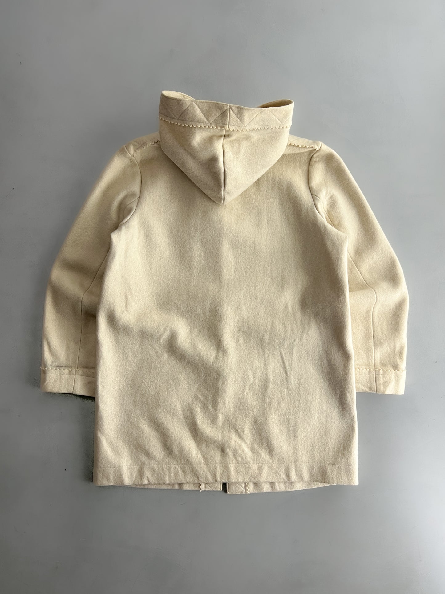 French Hooded Wool Duffle Coat [M/L]