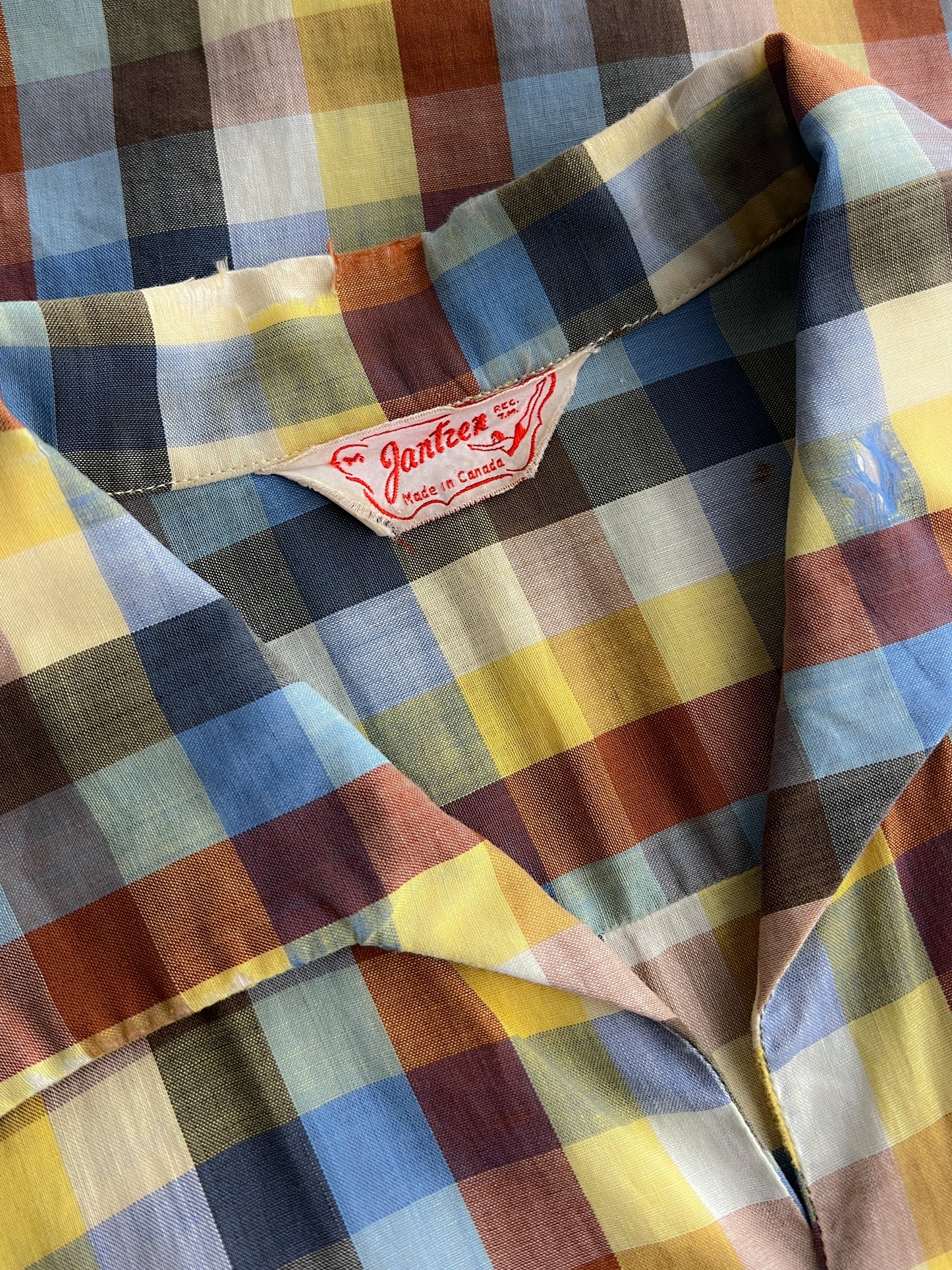 1940's Jantzen Check Shirt [M]