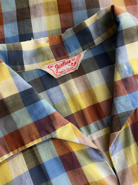 1940's Jantzen Check Shirt [M]