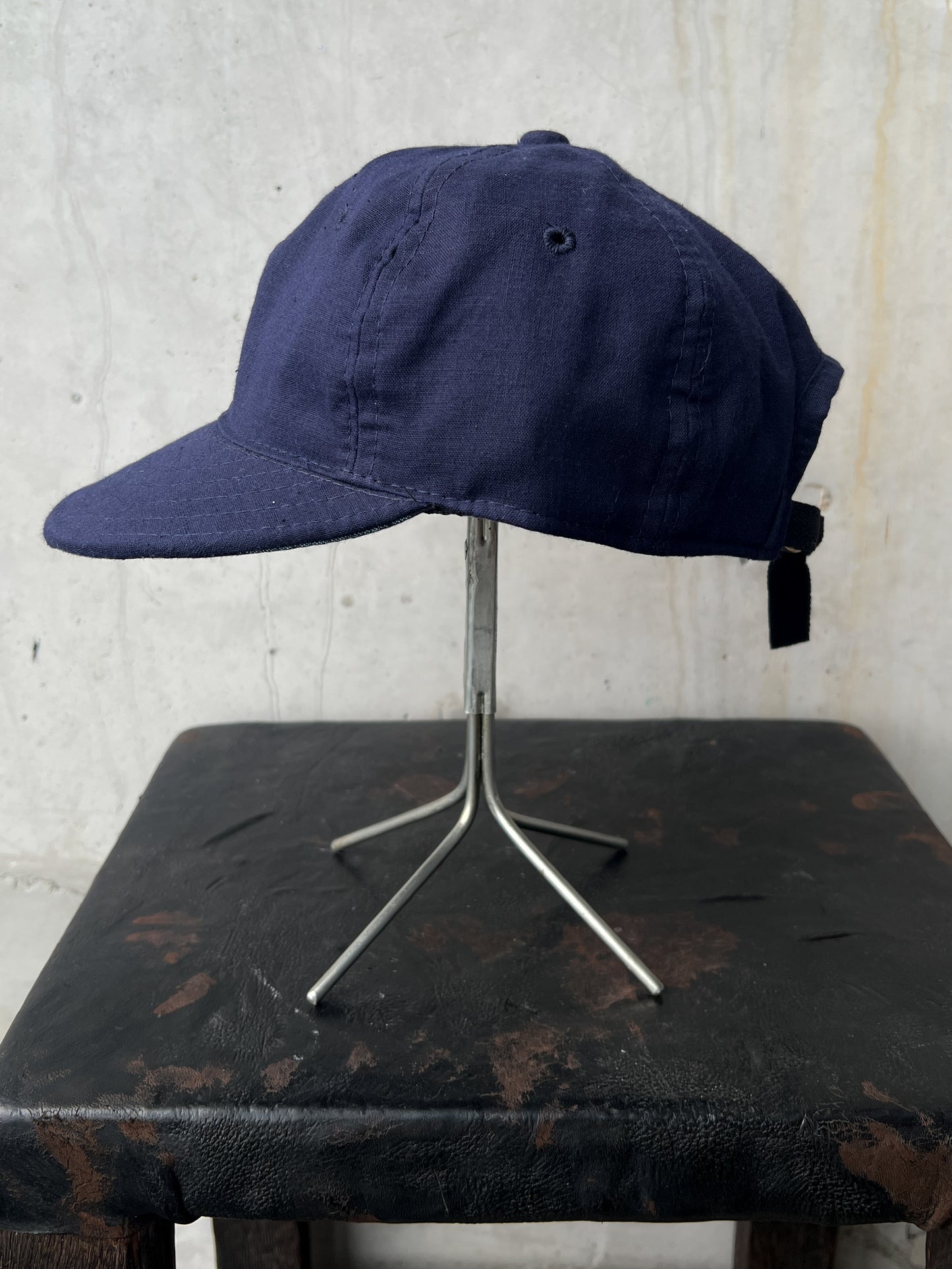 Early 20th c. Japanese Fabric 1930's Baseball Cap By Troy O'Shea Handmade [Adjustable]