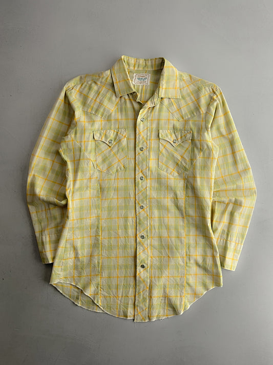 H Bar C Western Pearl Snap Shirt [M]