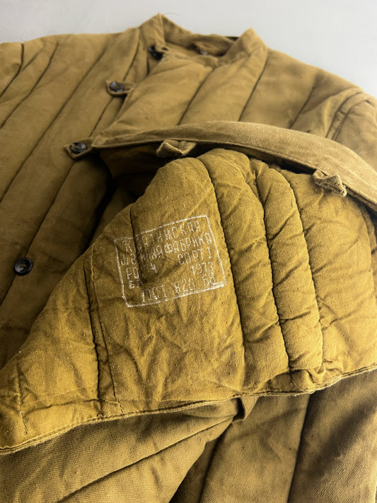 1970’s Czech Military Quilt Jacket [L]