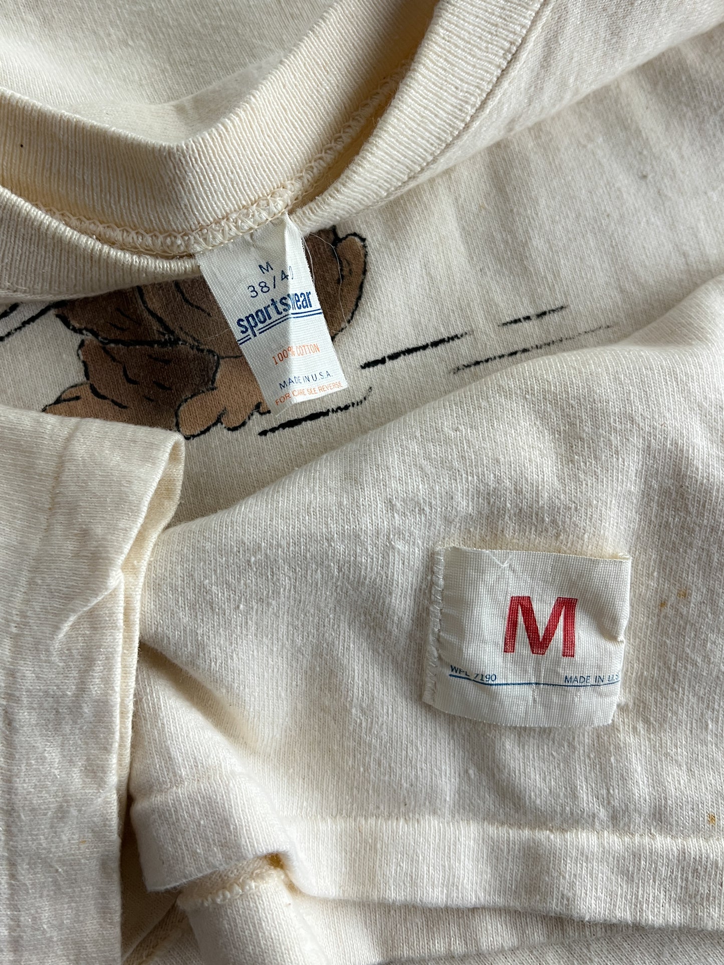 70's/80's Hand Painted Jersey Tee [M/L]