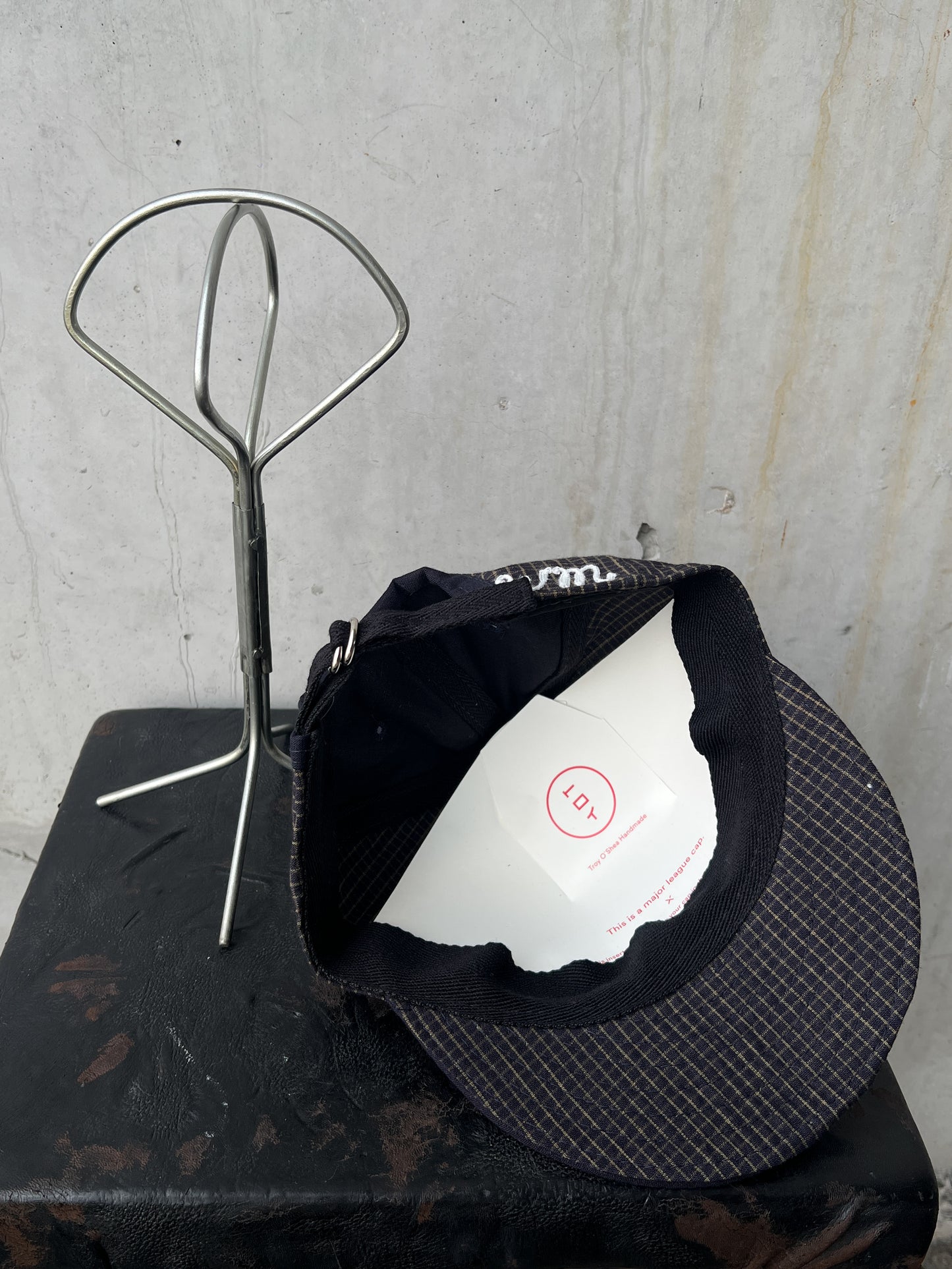 Early 20th c. Japanese Fabric 1930's Baseball Cap By Troy O'Shea Handmade [Adjustable]