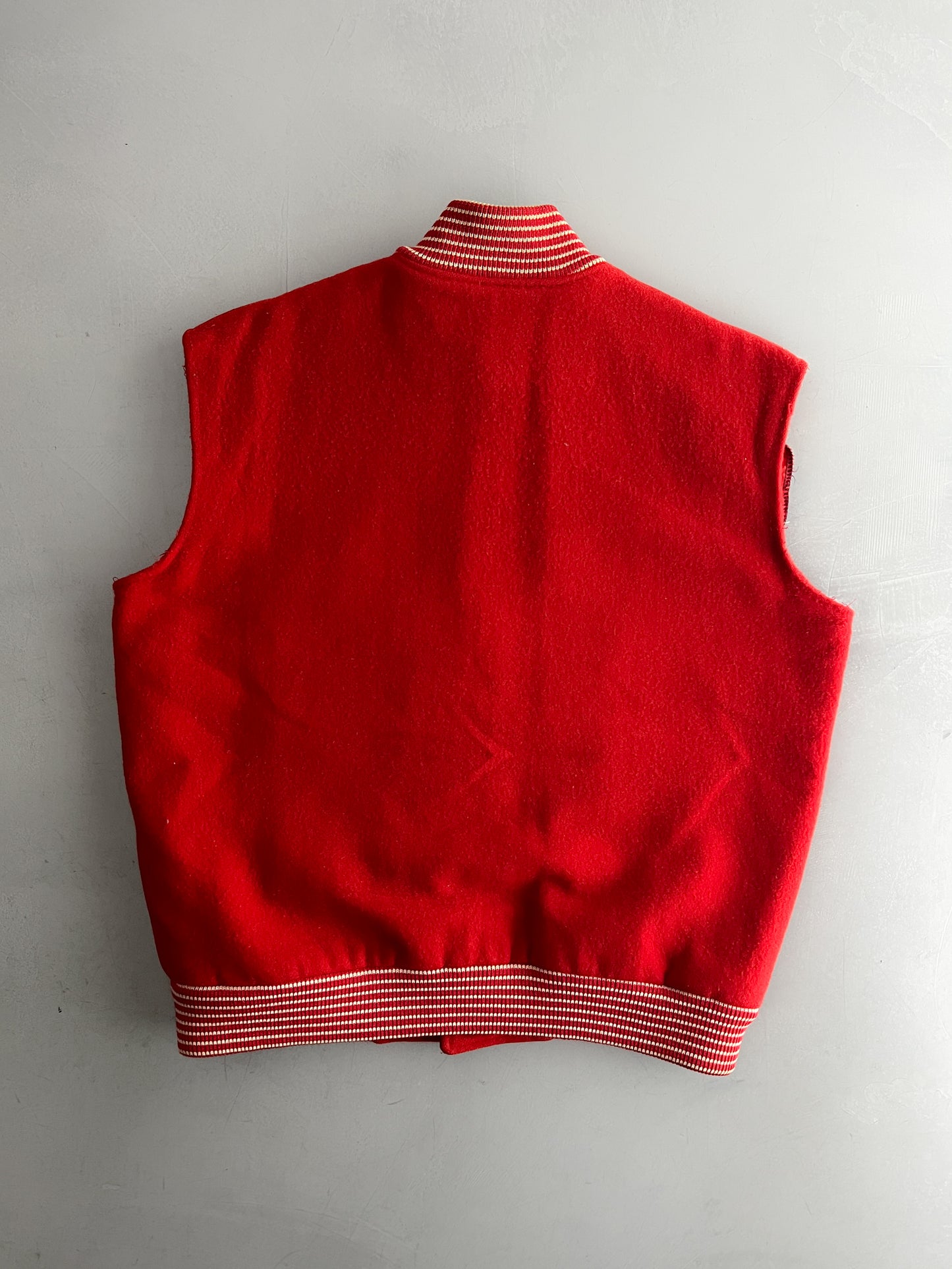 'A' Wool Varsity Vest [L]