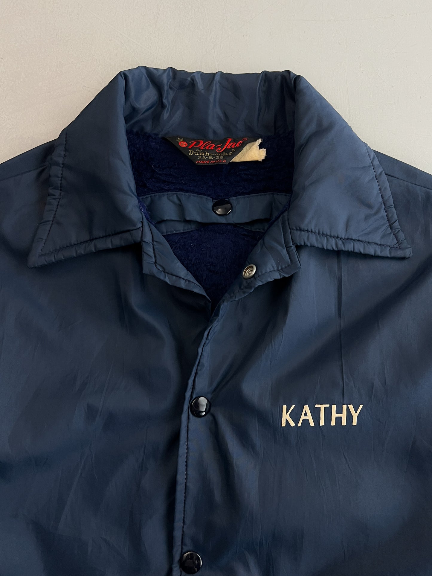 70's/80's Jerrys Bar Pool Team Lined Nylon Windbreaker [S]