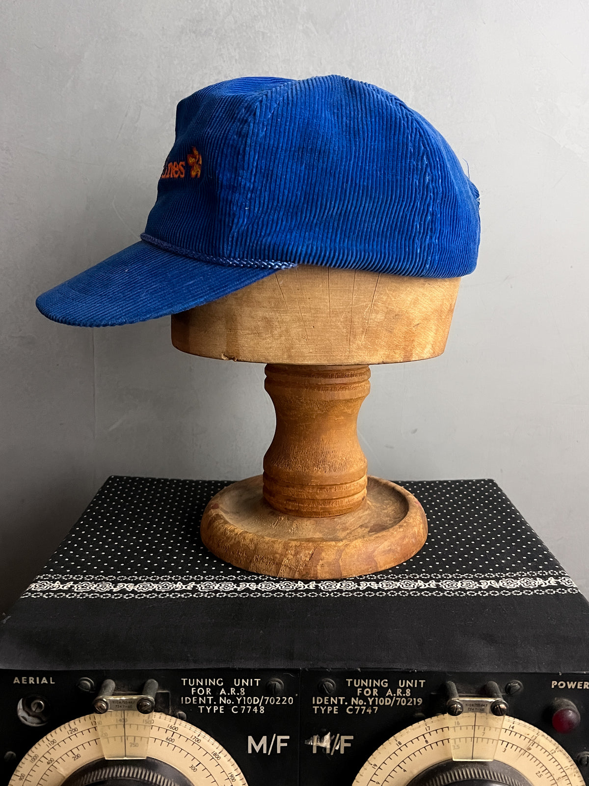 Aloha Airlines Cord Trucker Cap