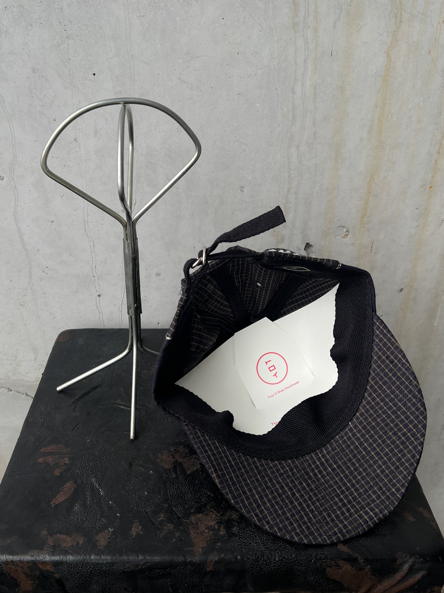 Early 20th c. Japanese Fabric 1930's Baseball Cap By Troy O'Shea Handmade [Adjustable]
