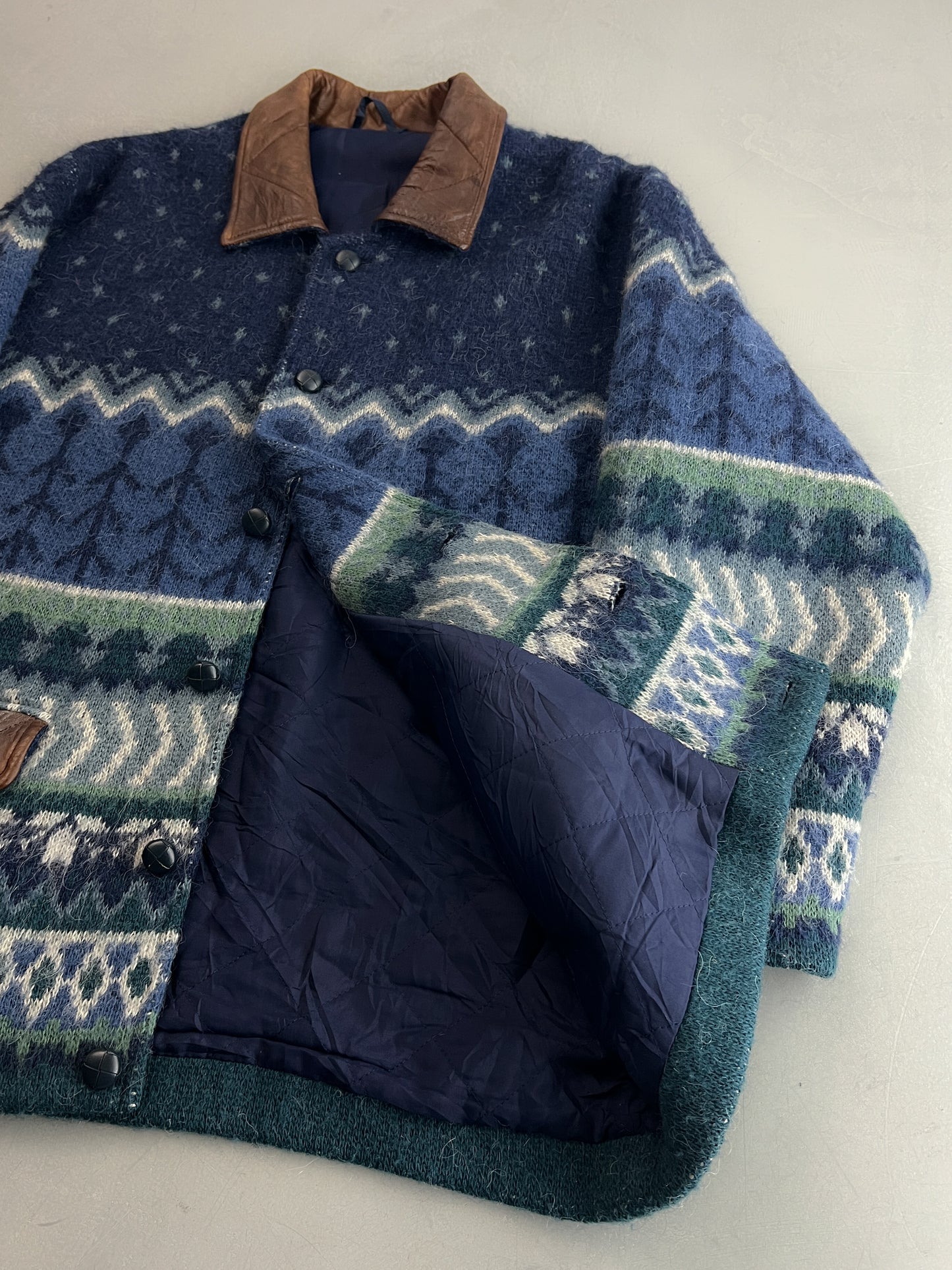 Icelandic Alpine Quilt Lined Fleece Jacket [XL]