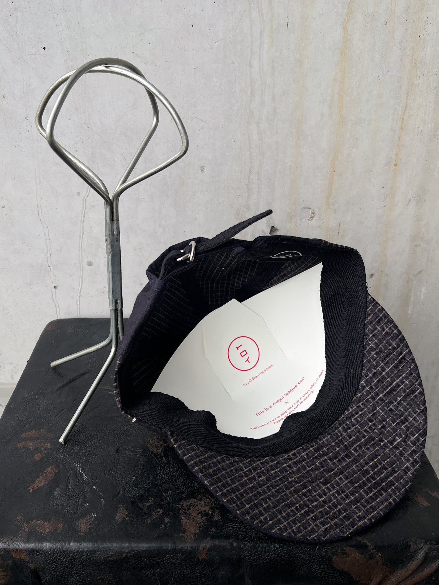 Early 20th c. Japanese Fabric 1930's Baseball Cap By Troy O'Shea Handmade [Adjustable]