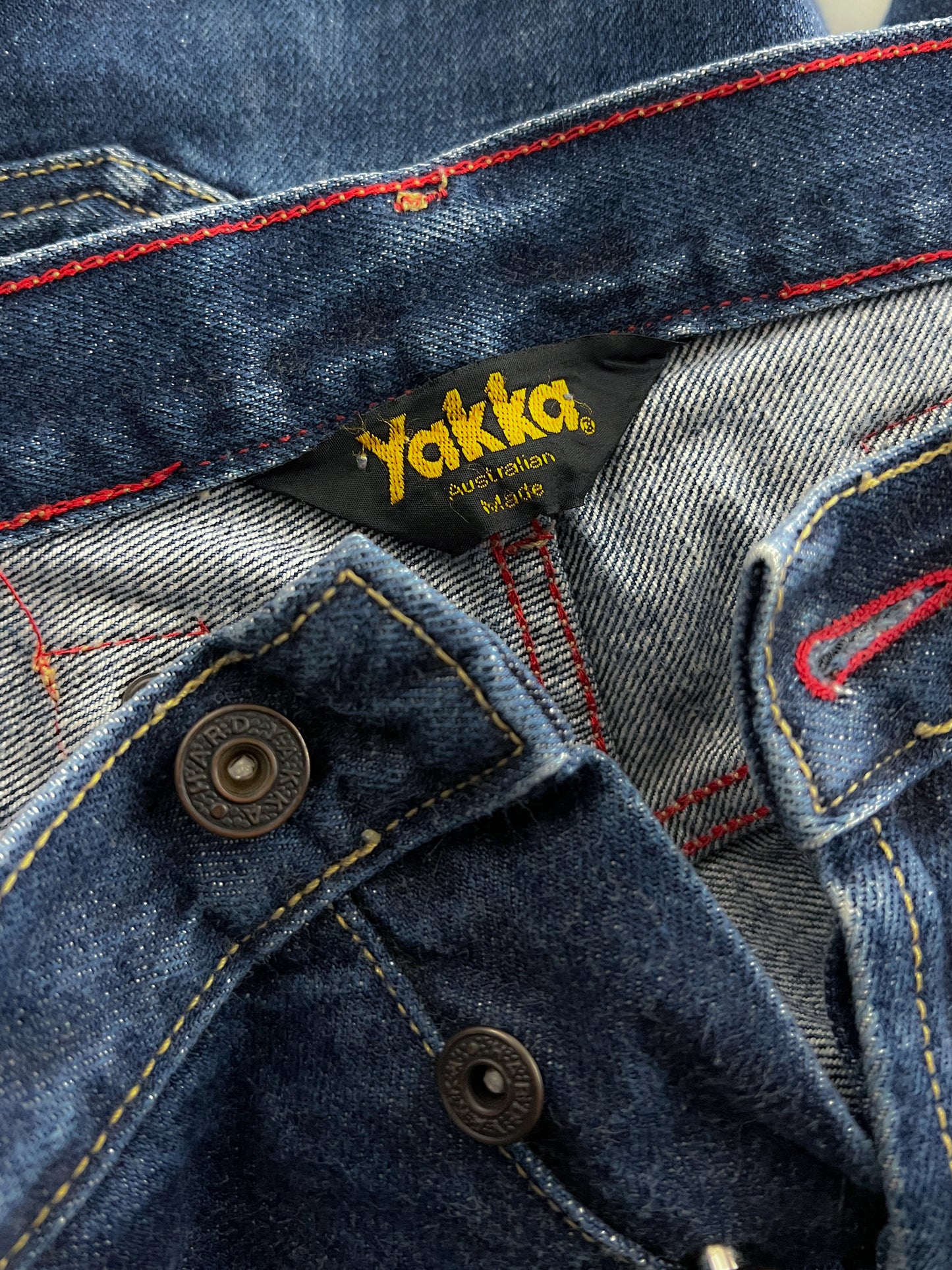 1970's Hard Yakka Selvedge Buckle Back Jeans [30"]