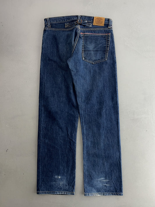1970's Hard Yakka Selvedge Buckle Back Jeans [30"]