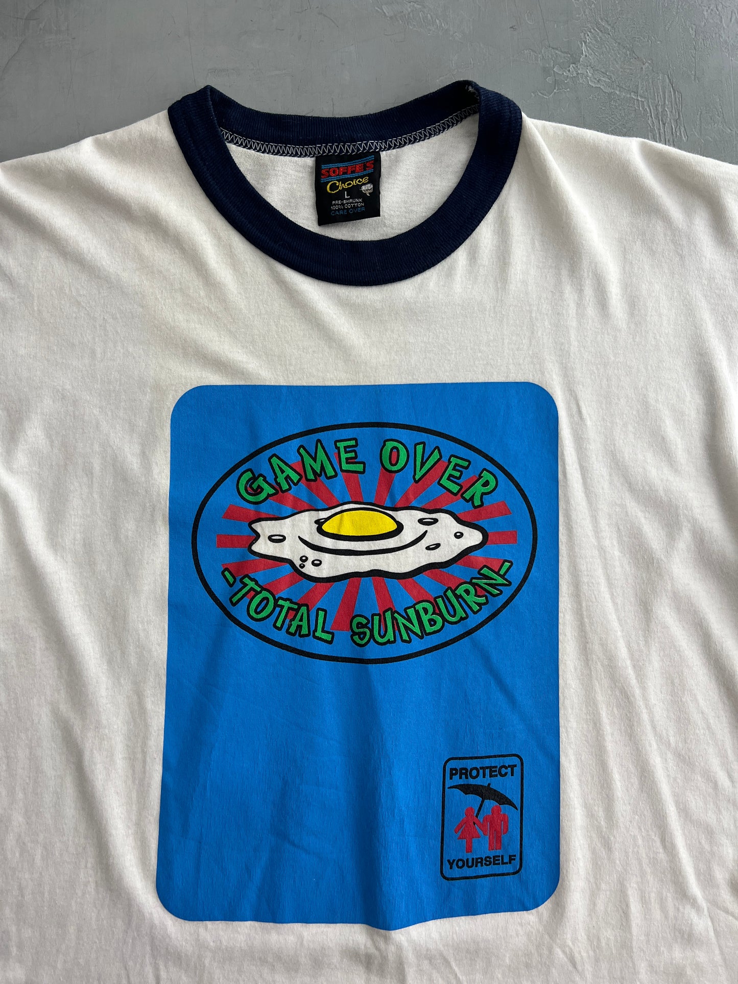 Game Over Total Sunburn Ringer Tee [XL]