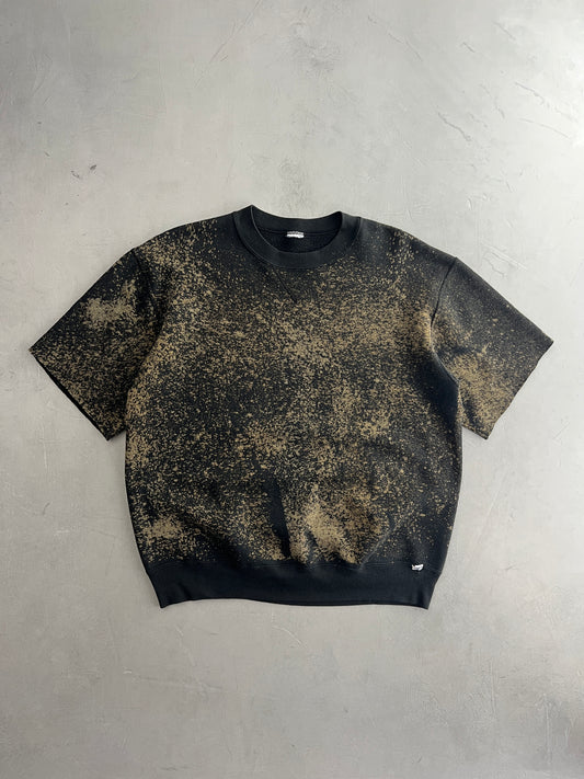 Bleached Russel Short Sleeve Sweatshirt [L]