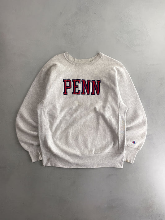 1980's Champion Reverse Weave 'PENN' Sweatshirt [XL]