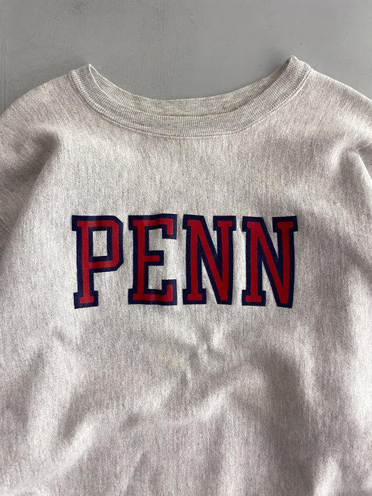 1980's Champion Reverse Weave 'PENN' Sweatshirt [XL]