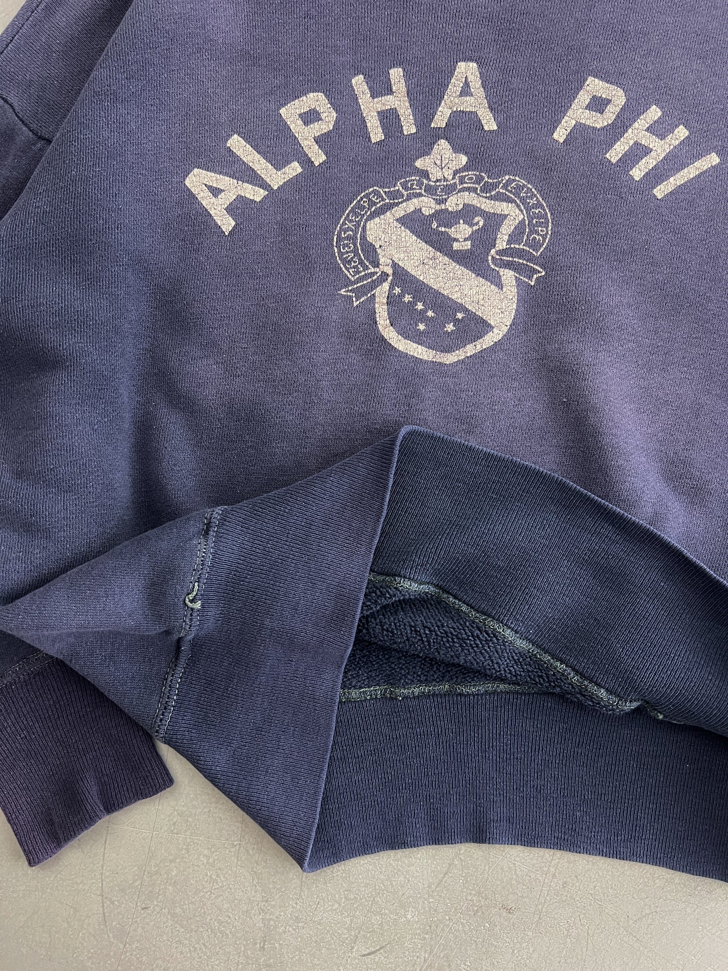 1950's Champion Running Man Alpha Phi Sweatshirt [M]