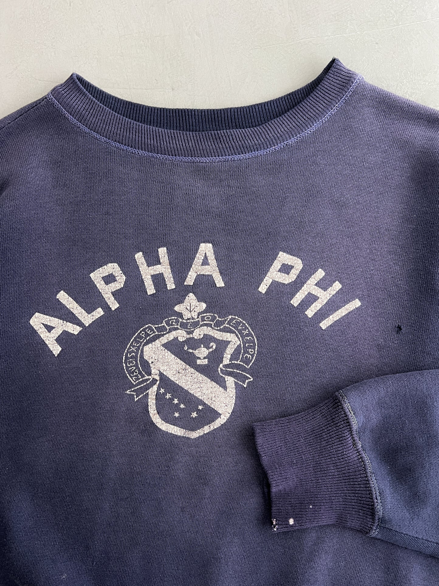 1950's Champion Running Man Alpha Phi Sweatshirt [M]