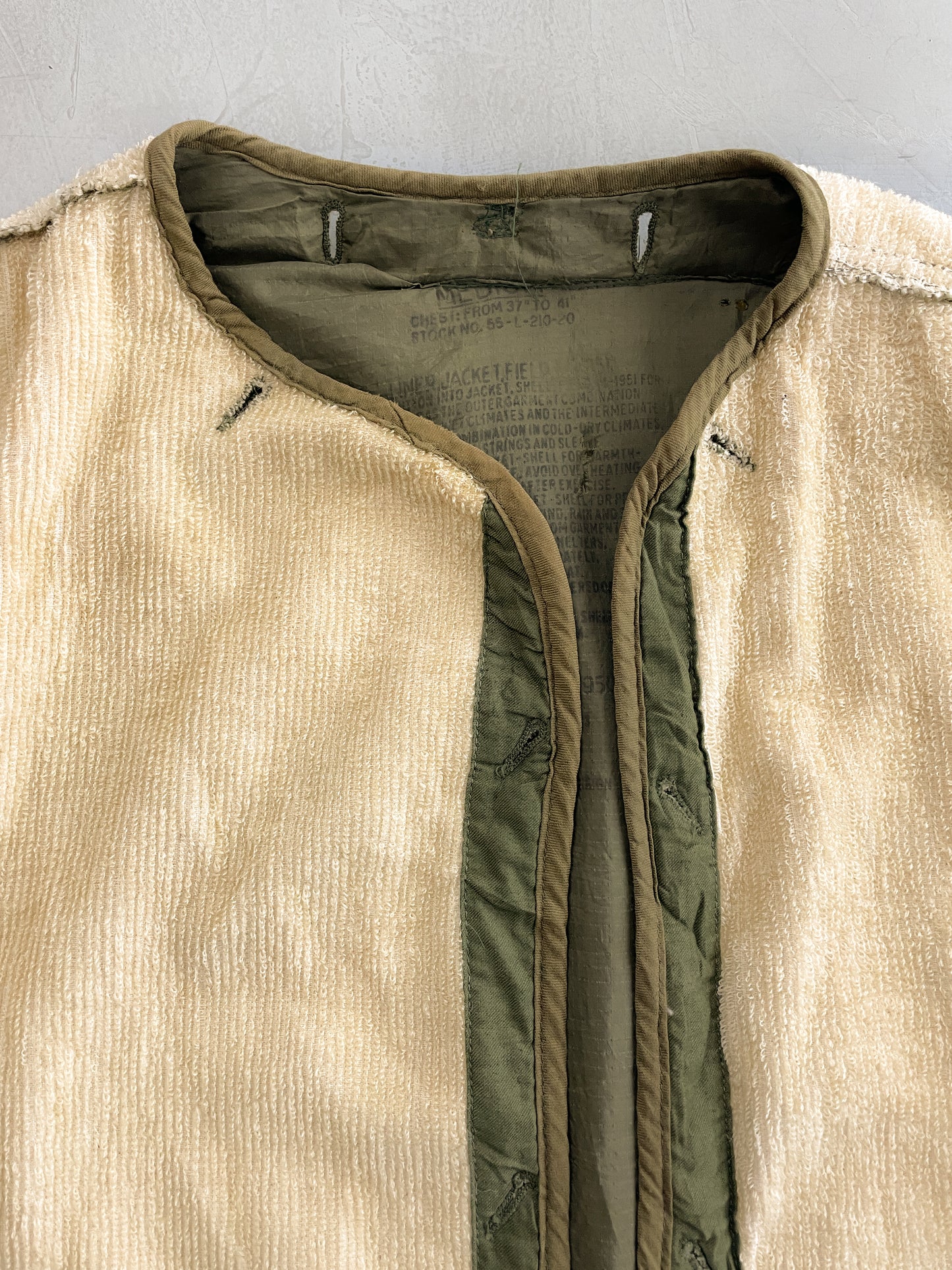 US Army Terry Towelling Liner [M]