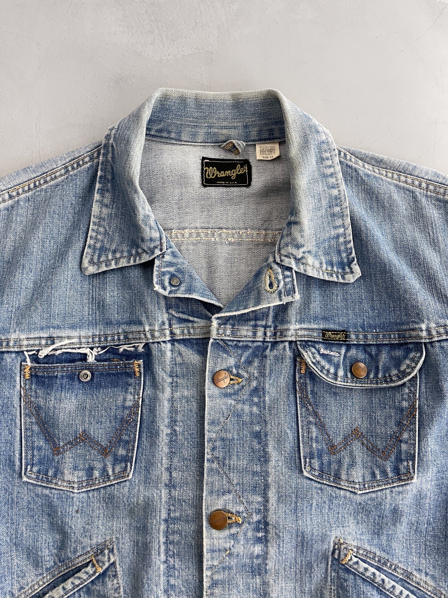 Made in USA Wrangler Denim Jacket [L/XL]