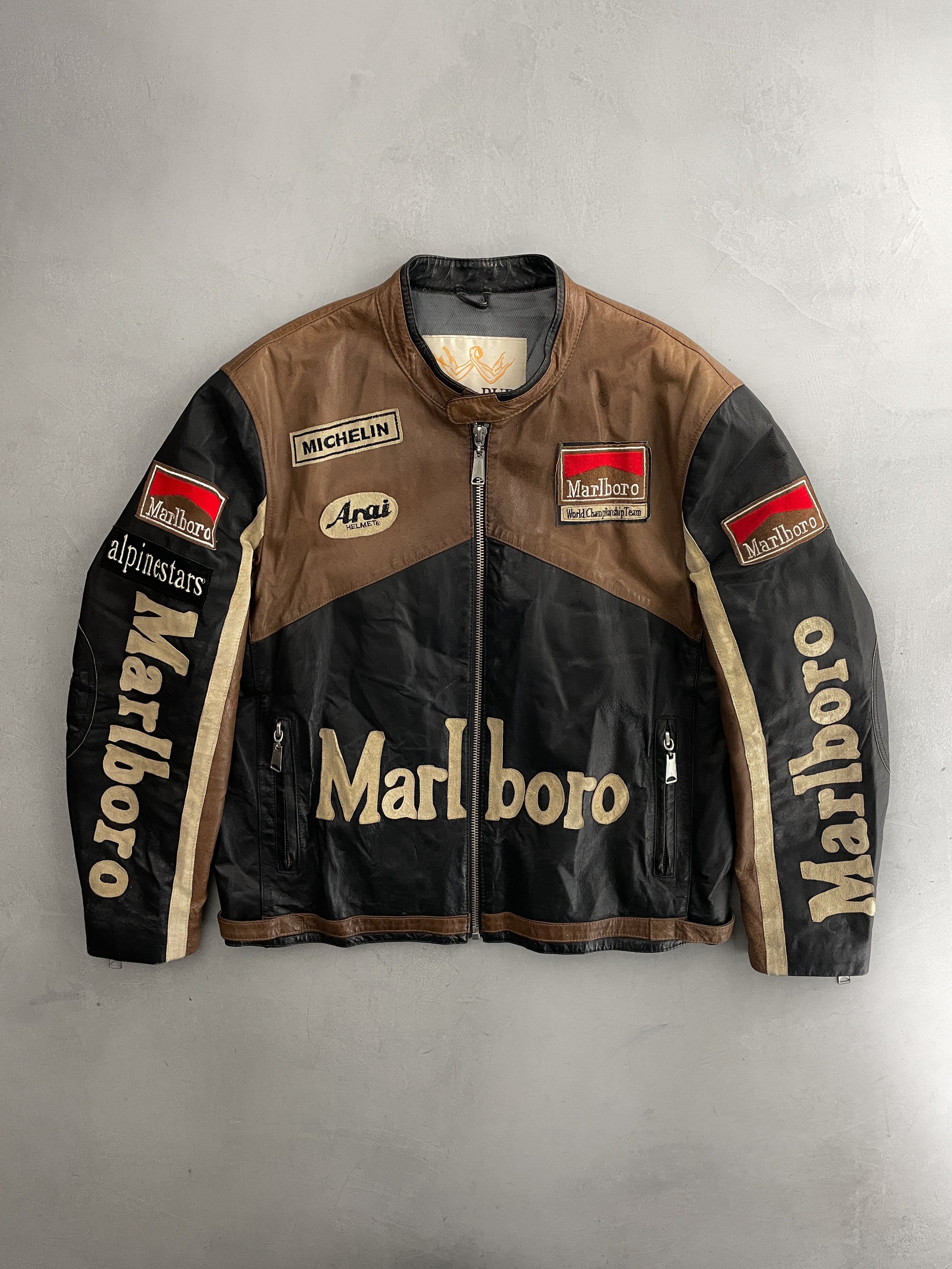 Marlbolo LEATHER JACKET 馬革 Marlbolo LEATHER JACKET 馬革 - メルカリ