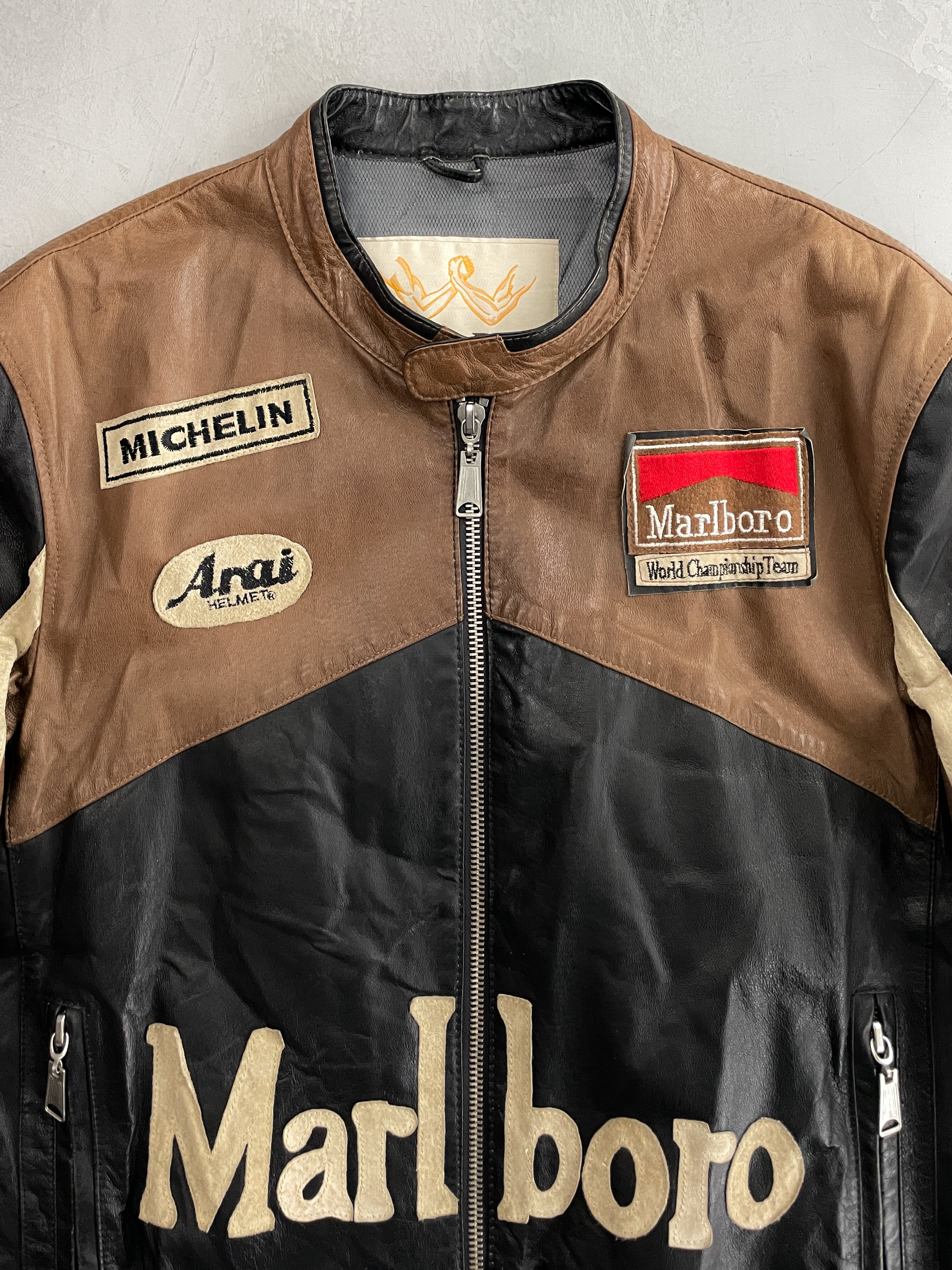 Marlboro Leather Racing Jacket [XL] – The Wilde Merchant
