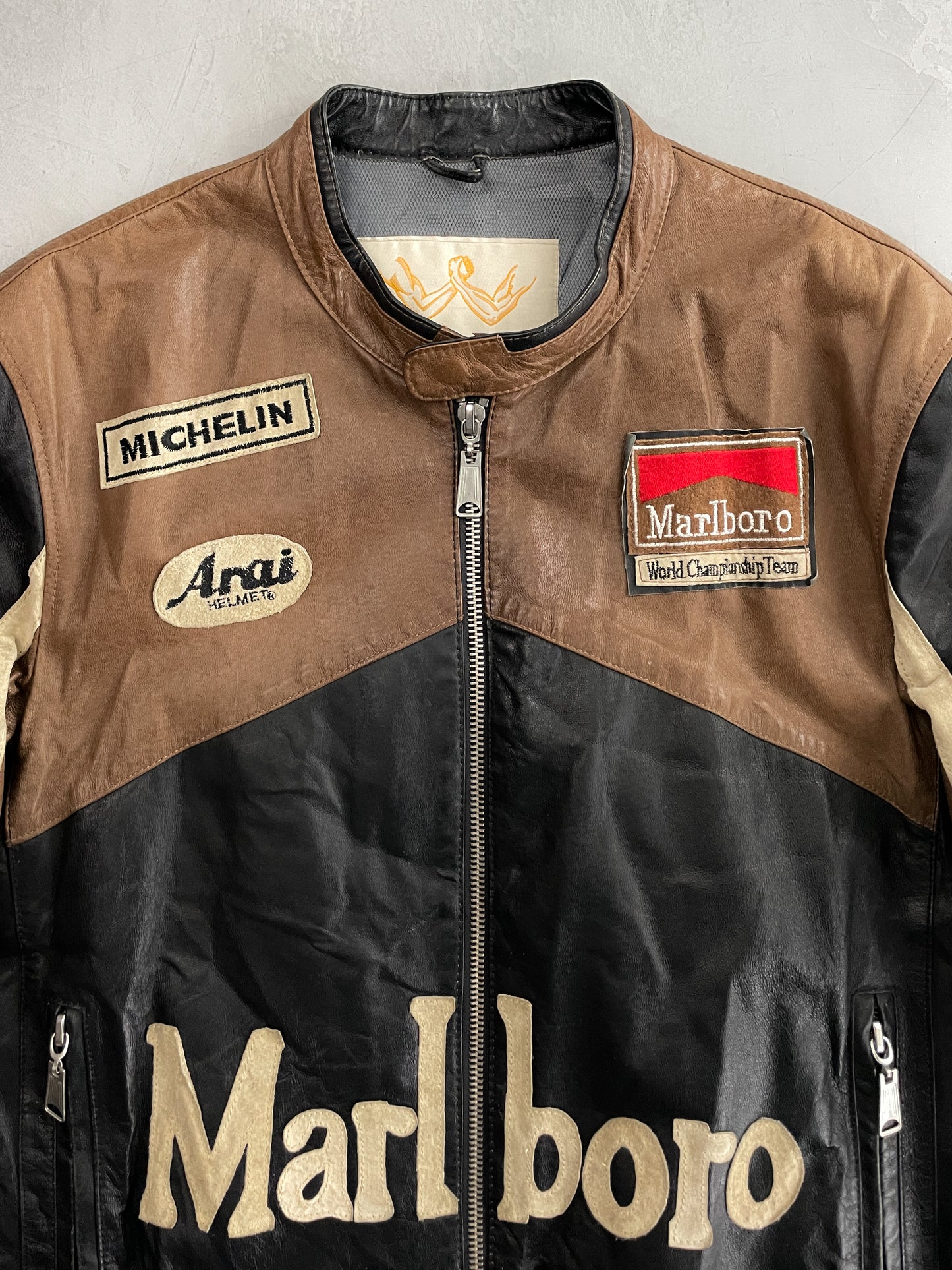 Marlboro Leather Racing Jacket [XL]