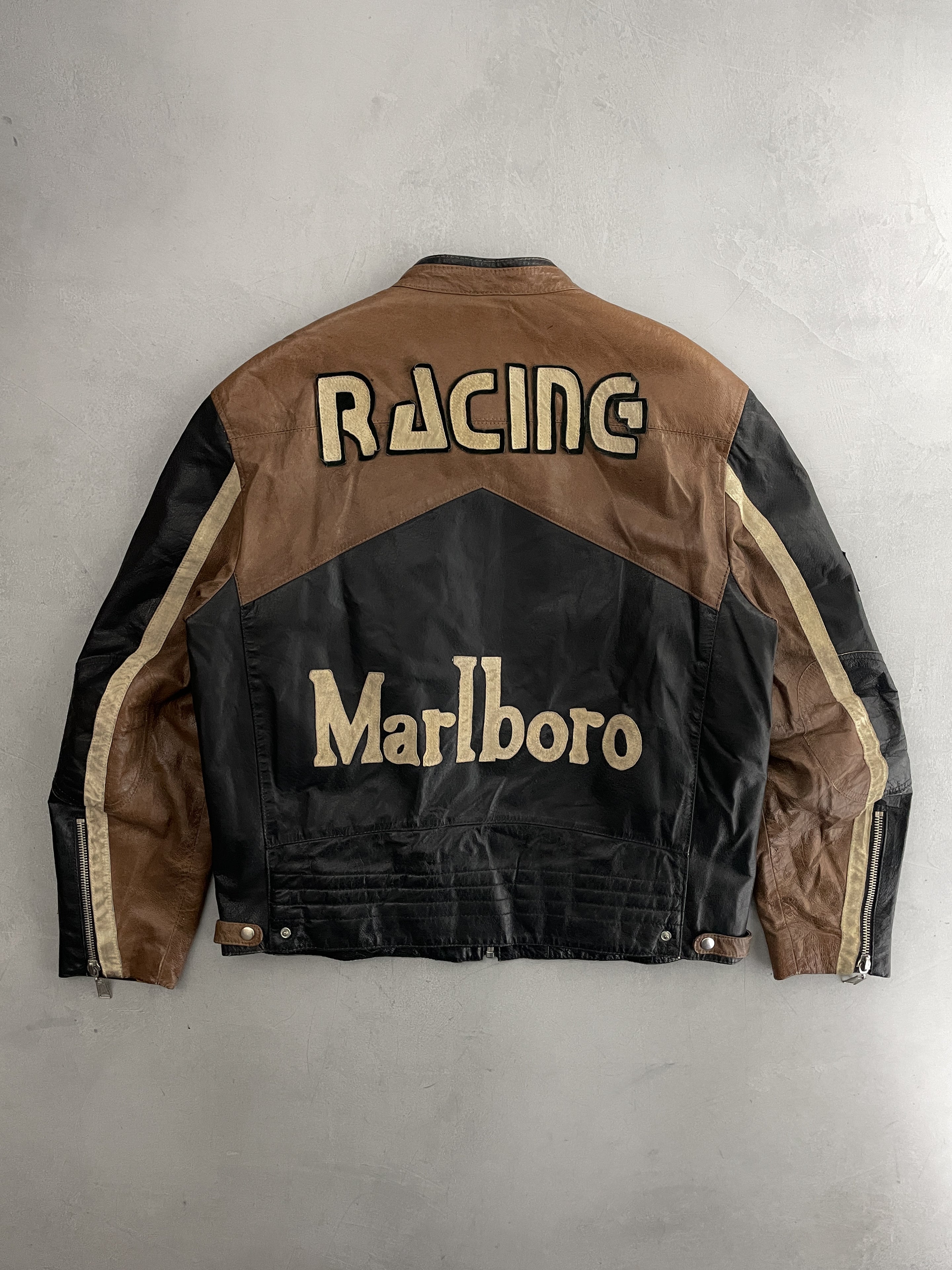 Marlboro Leather Racing Jacket [XL] – The Wilde Merchant