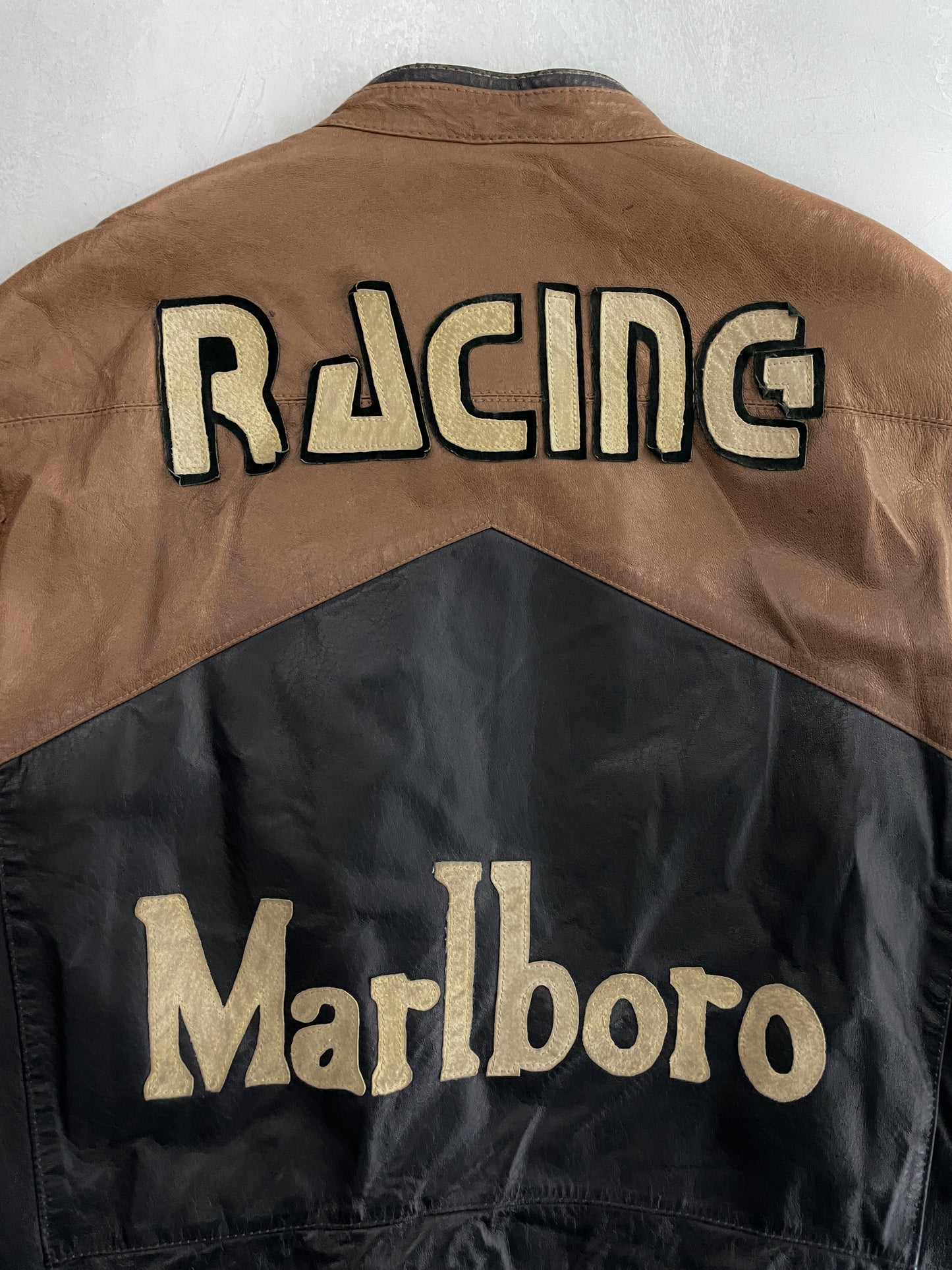 Marlboro Leather Racing Jacket [XL]
