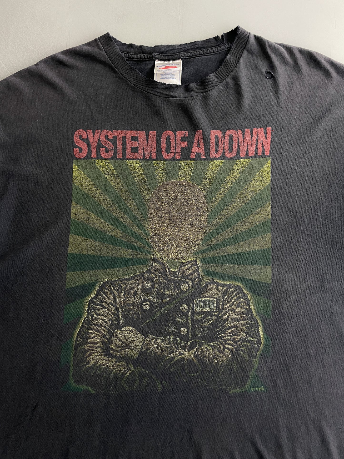 Thrashed System Of A Down Tee [XXL]