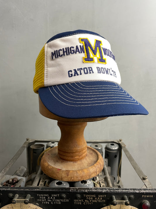 '79 Gator Bowl Michigan Wolves Trucker Cap