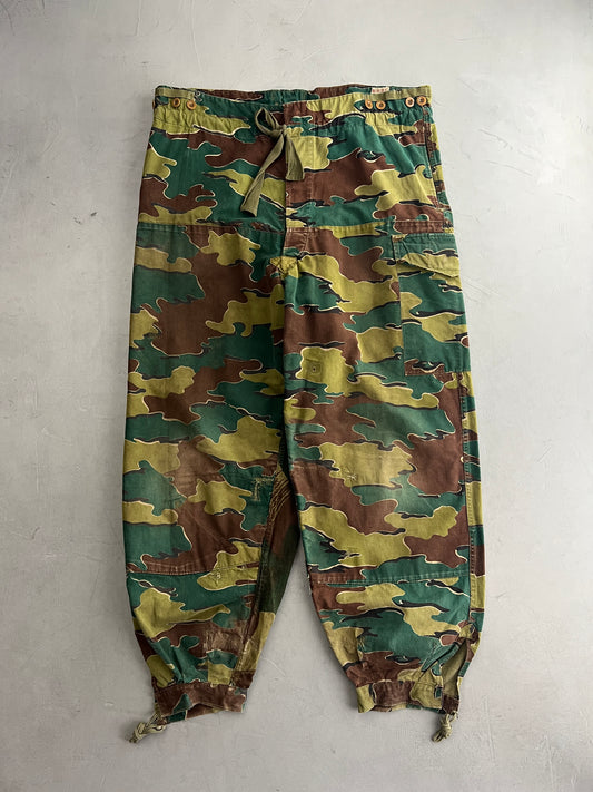 50's Belgian Military Camo Pants [40"]