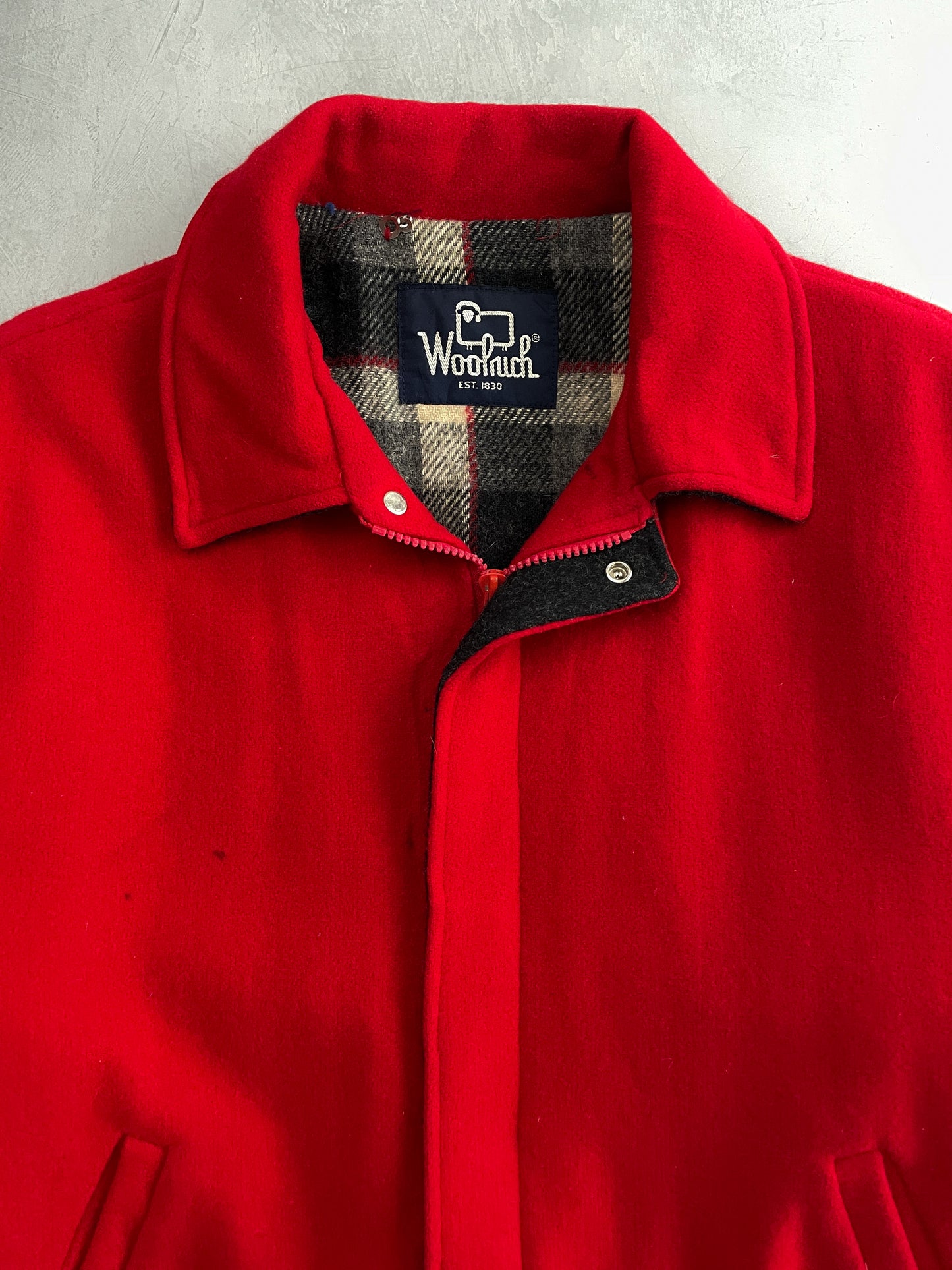 Tartan Lined Woolrich Jacket [L]