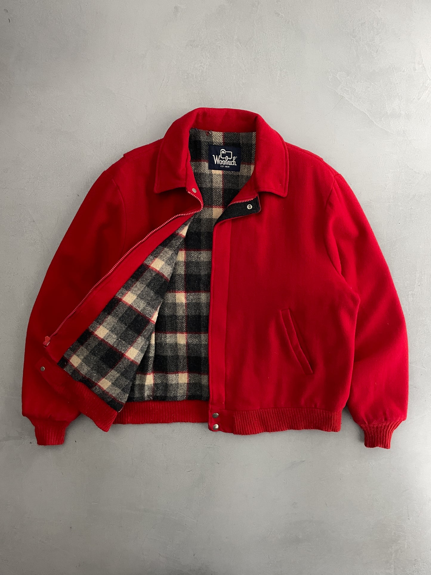 Tartan Lined Woolrich Jacket [L]
