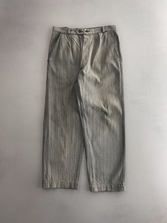 1940's French Salt n Pepper Work Pants [31"]
