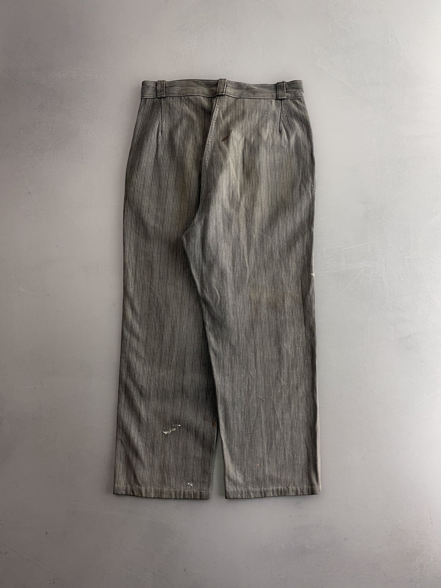 1940's French Salt n Pepper Work Pants [30"]