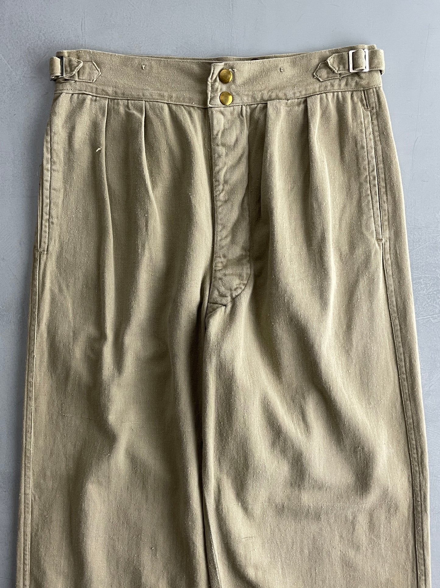 50's Aus Military Press Stud Pants [30"]