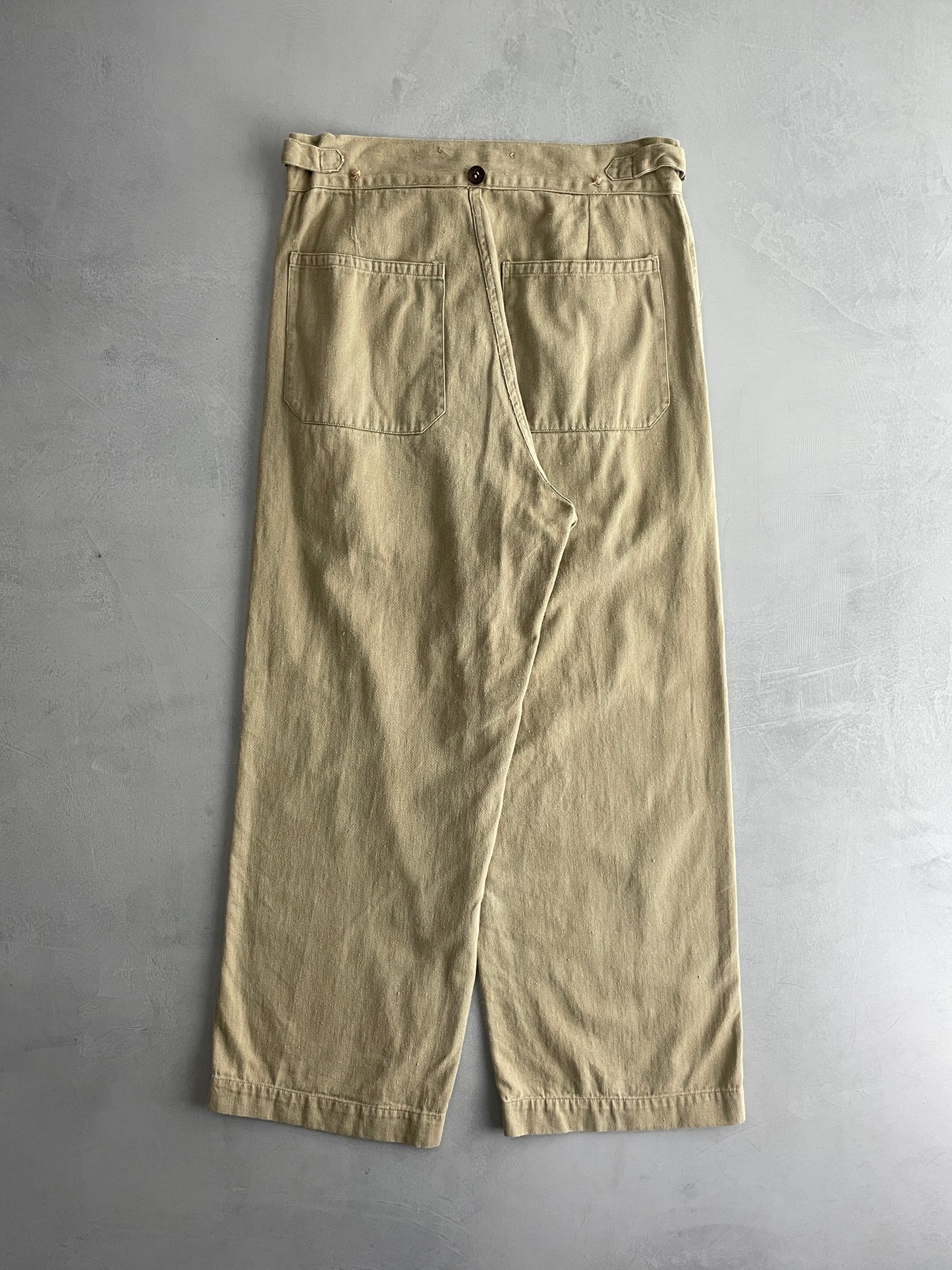 50's Aus Military Press Stud Pants [30"]