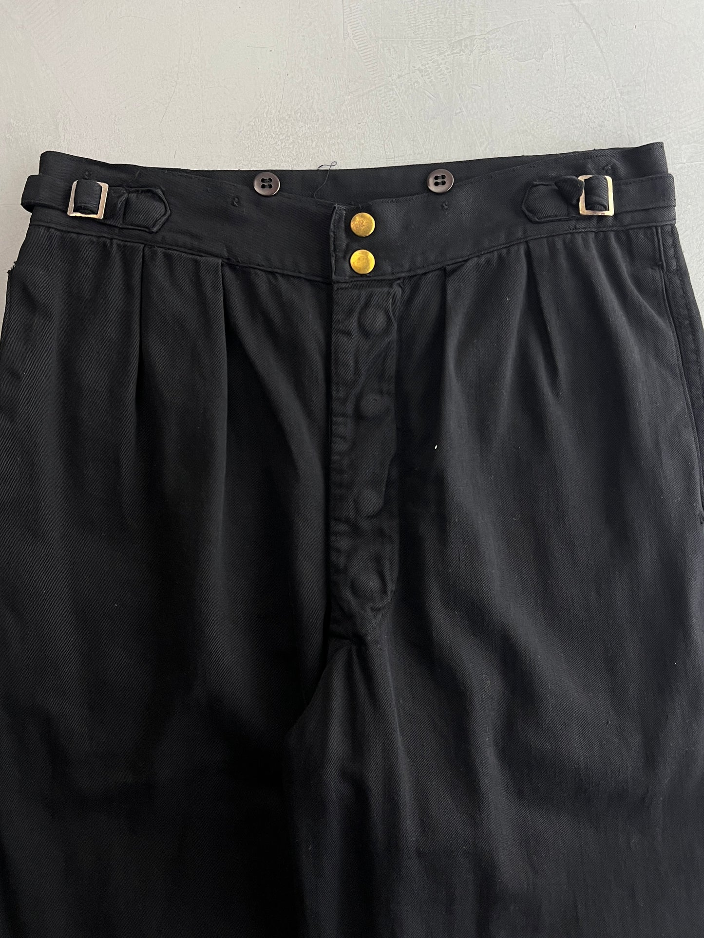 Overdyed 50's Aus Military Press Stud Pants [32"]