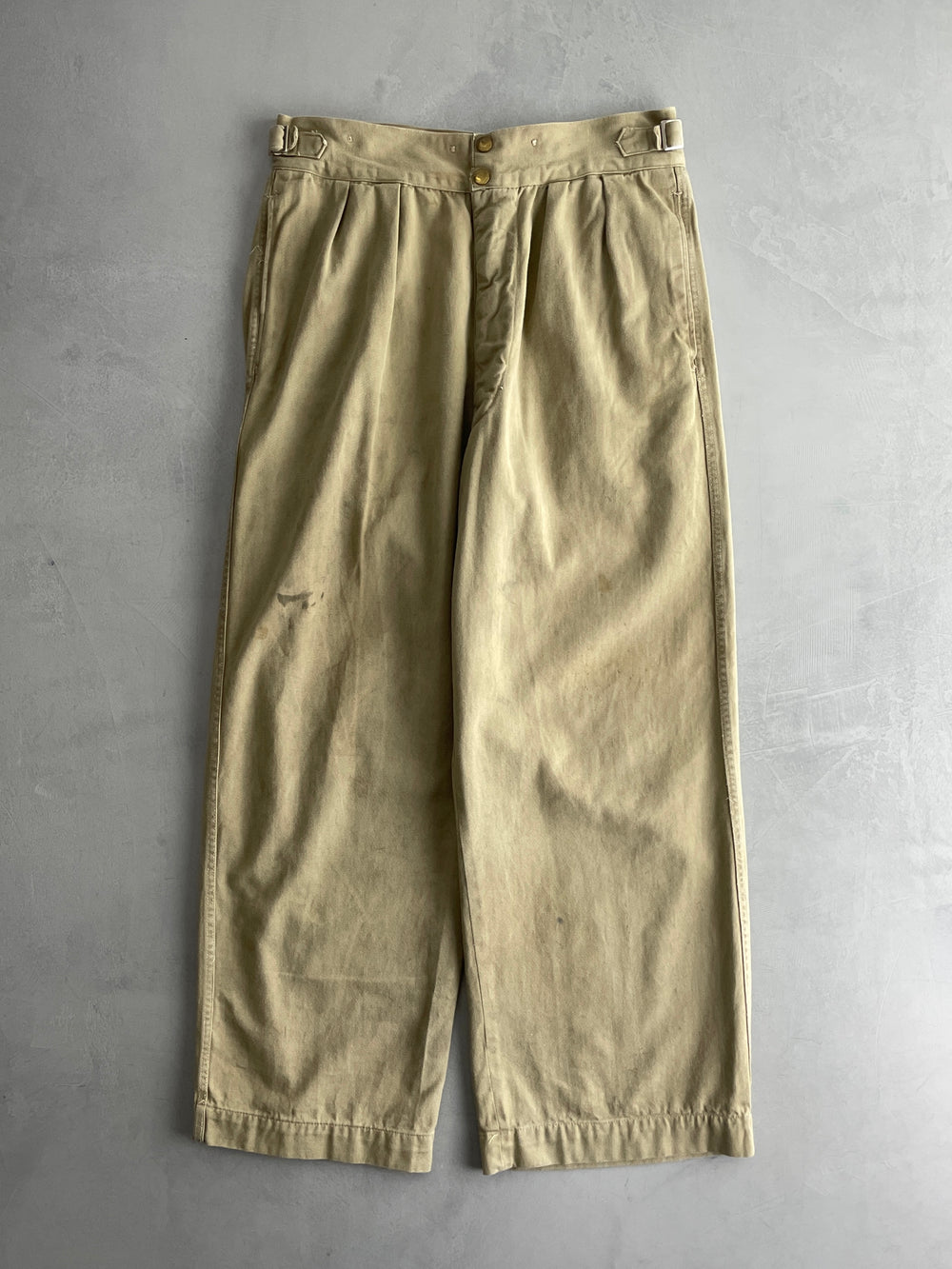 50's Aus Military Press Stud Pants [30"]